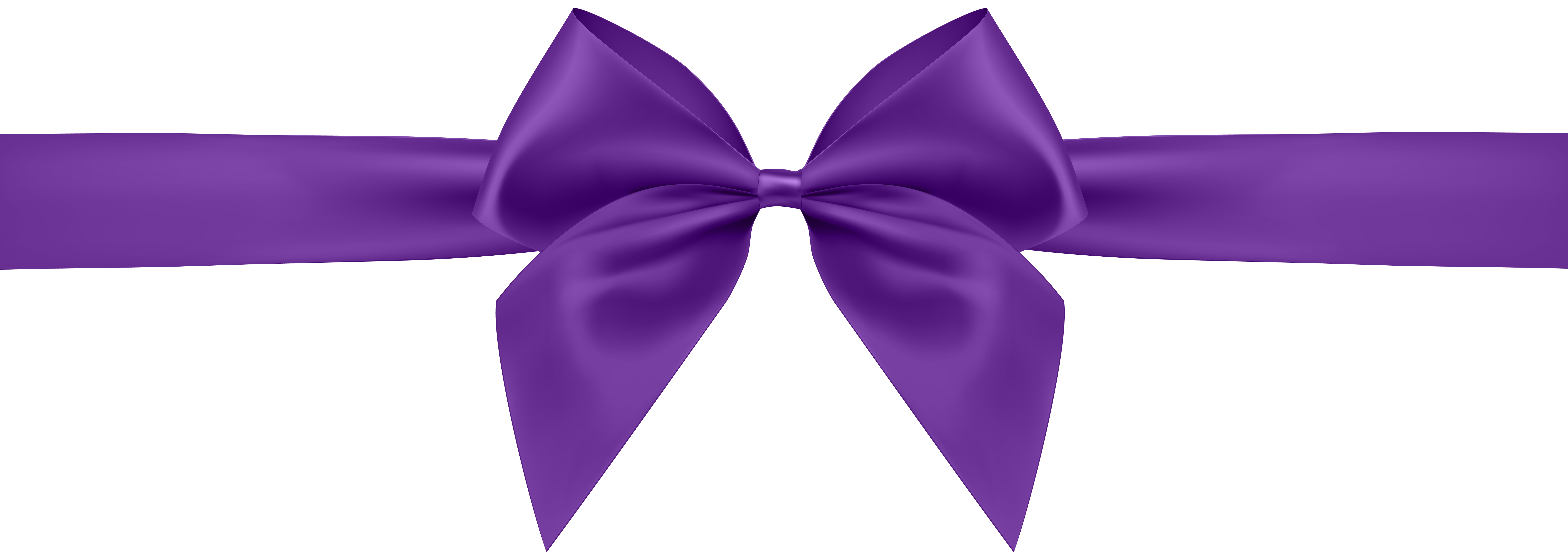 purple ribbon bow