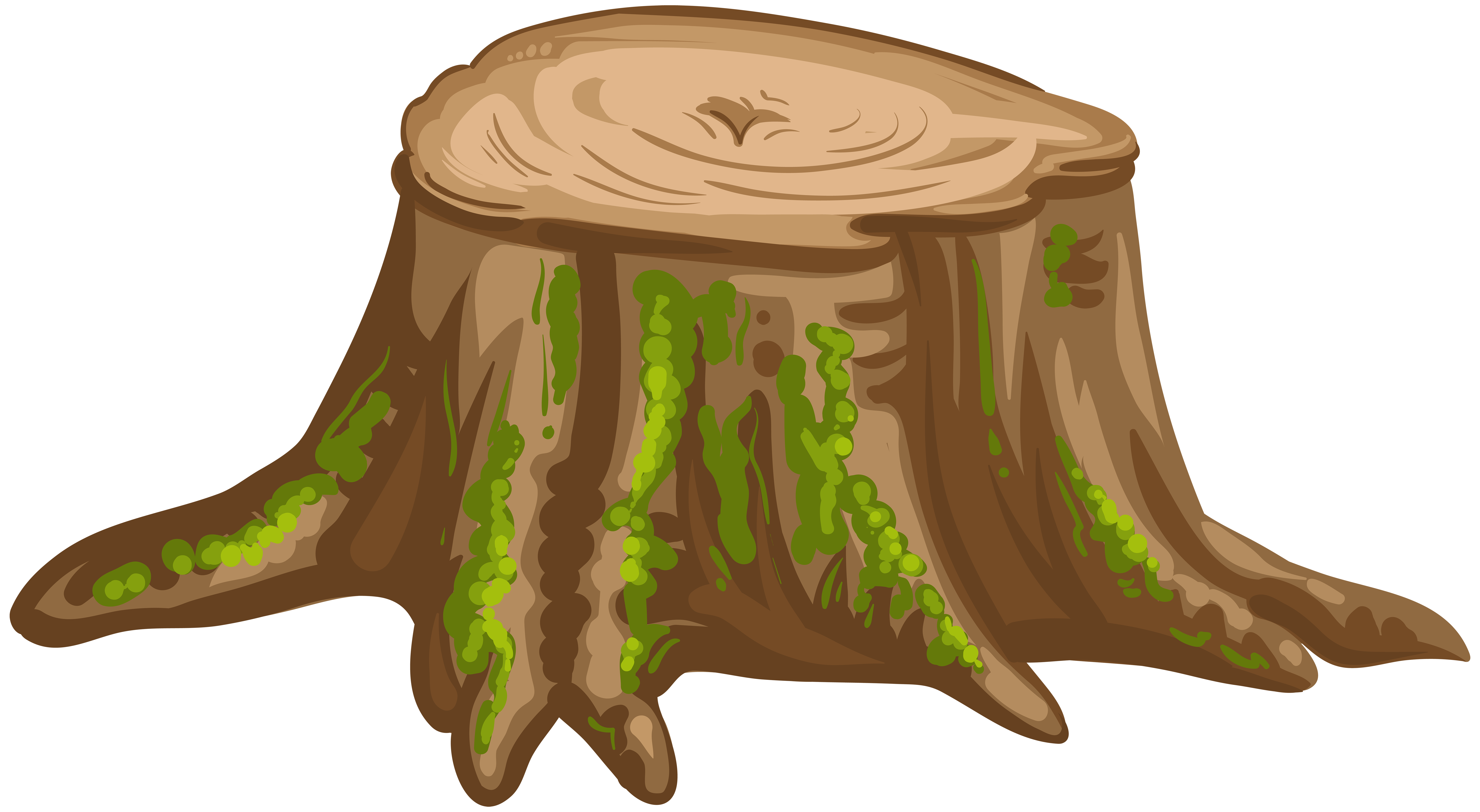 broken tree clipart