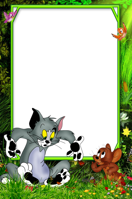 Tom and Jerry Kids Transparent Frame​ | Gallery Yopriceville - High-Quality  Free Images and Transparent PNG Clipart