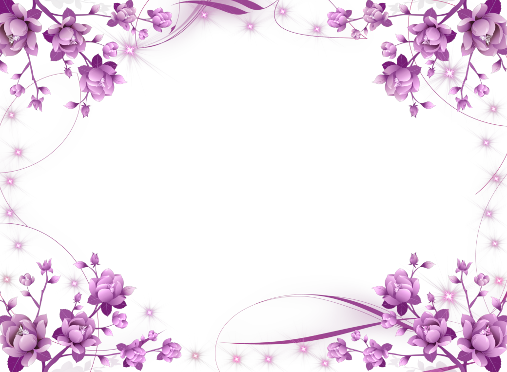 Transparent Pink Flowers Frame​ | Gallery Yopriceville - High-Quality Free  Images and Transparent PNG Clipart