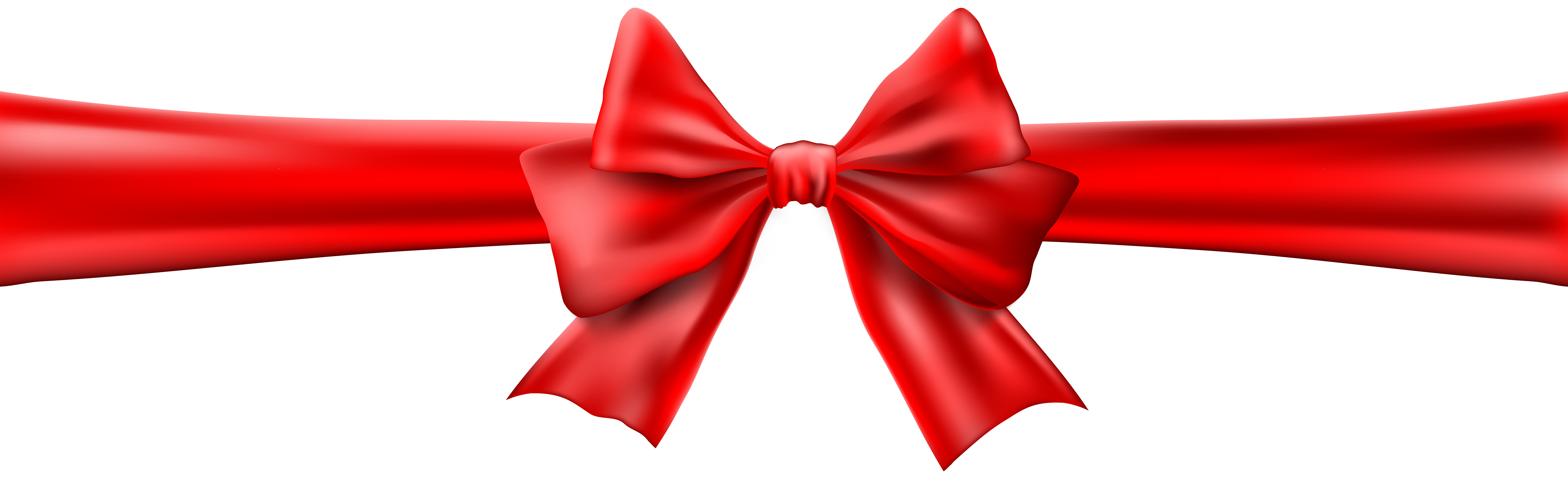 red ribbon bow