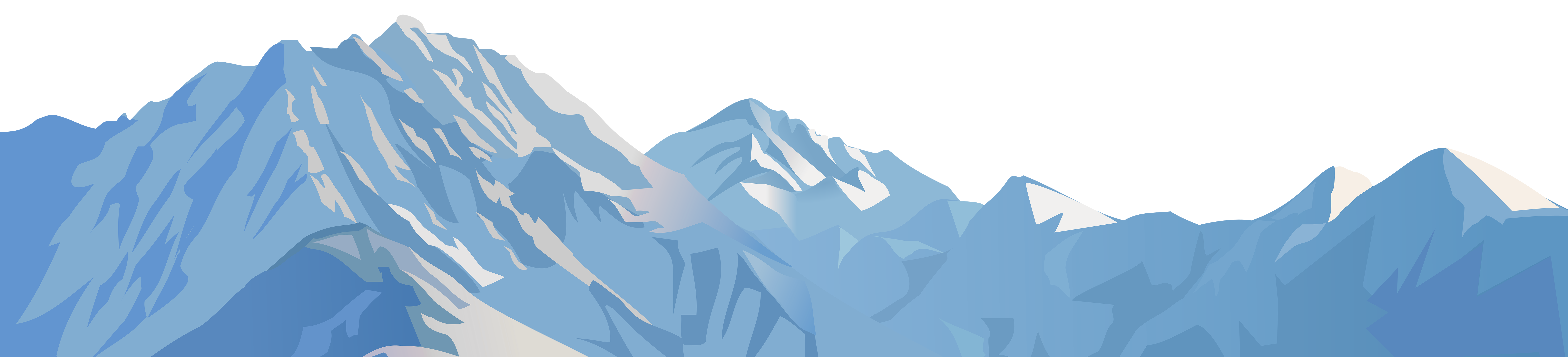 clipart snowy mountains