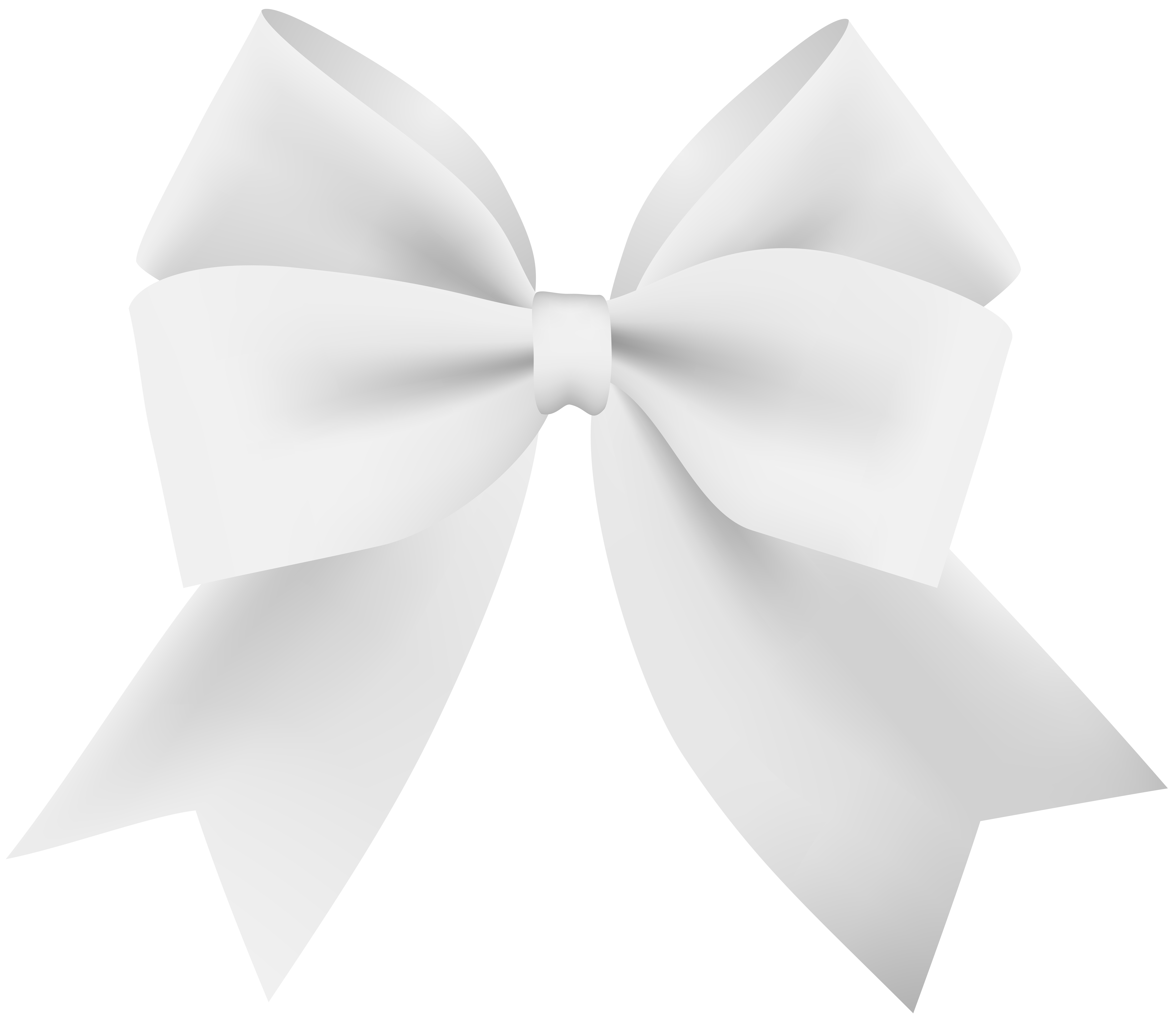 White Bow Transparent PNG Image​  Gallery Yopriceville - High-Quality Free  Images and Transparent PNG Clipart