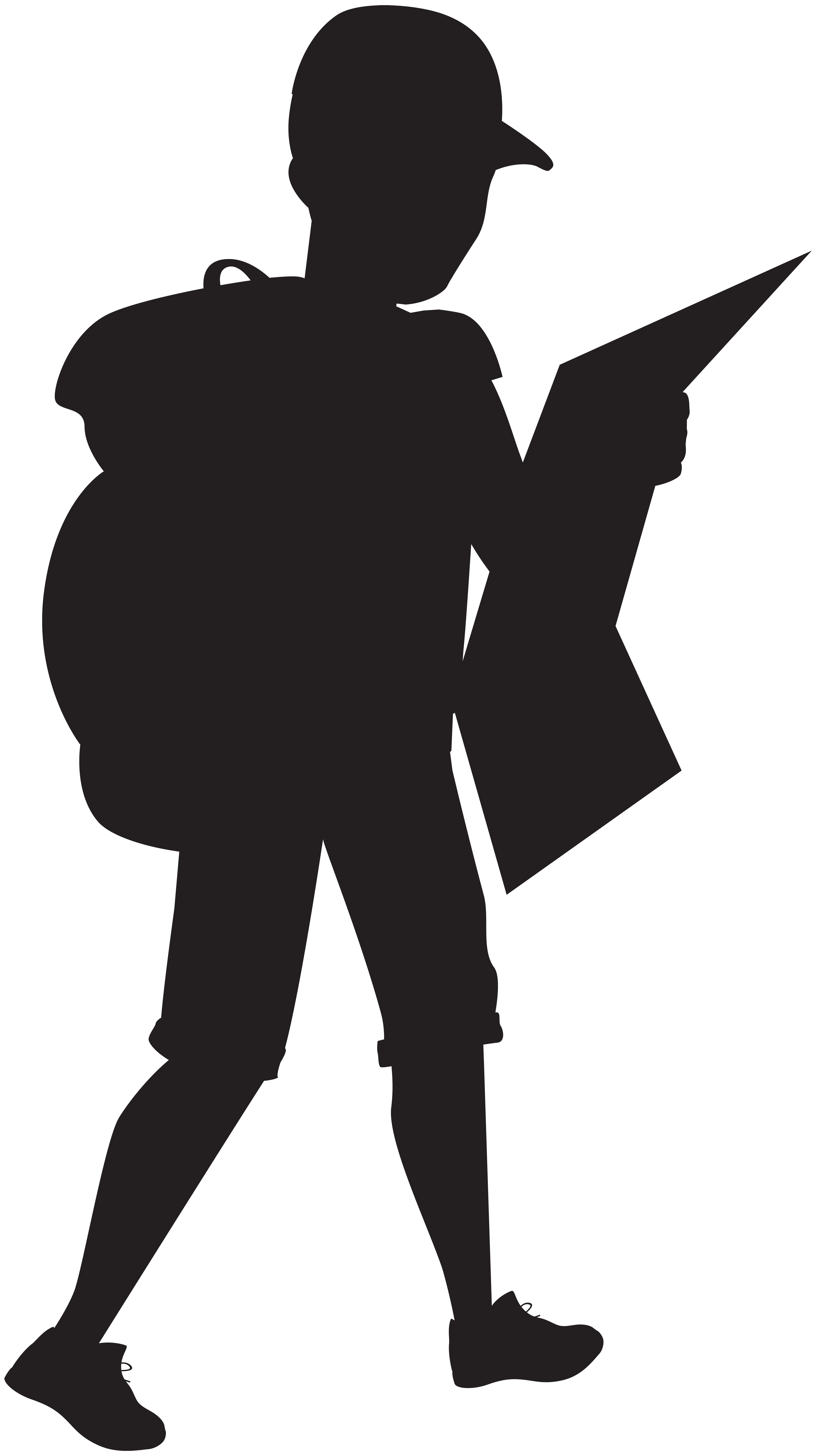 kid silhouette png