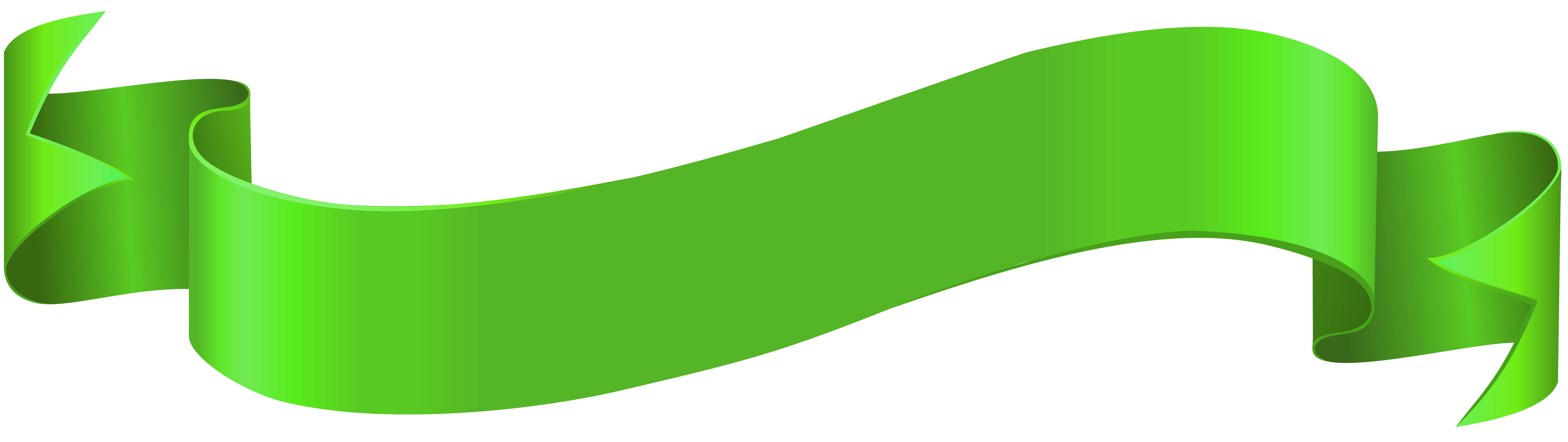 green ribbon banner