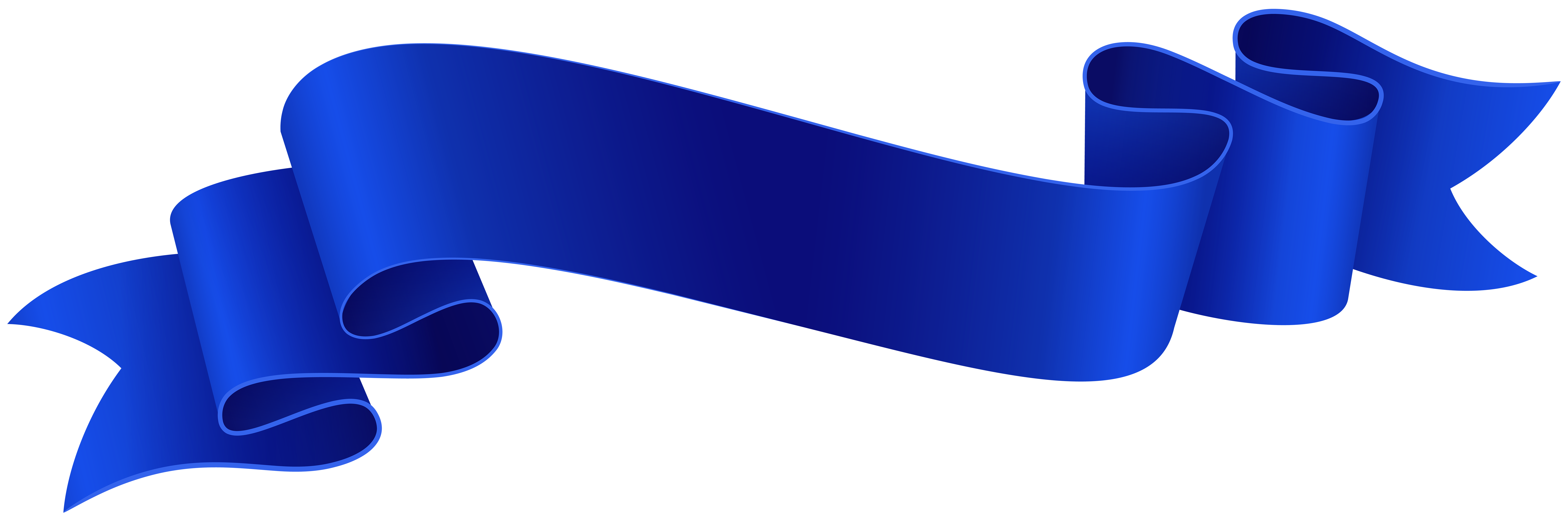 Blue Banner Transparent PNG Image​