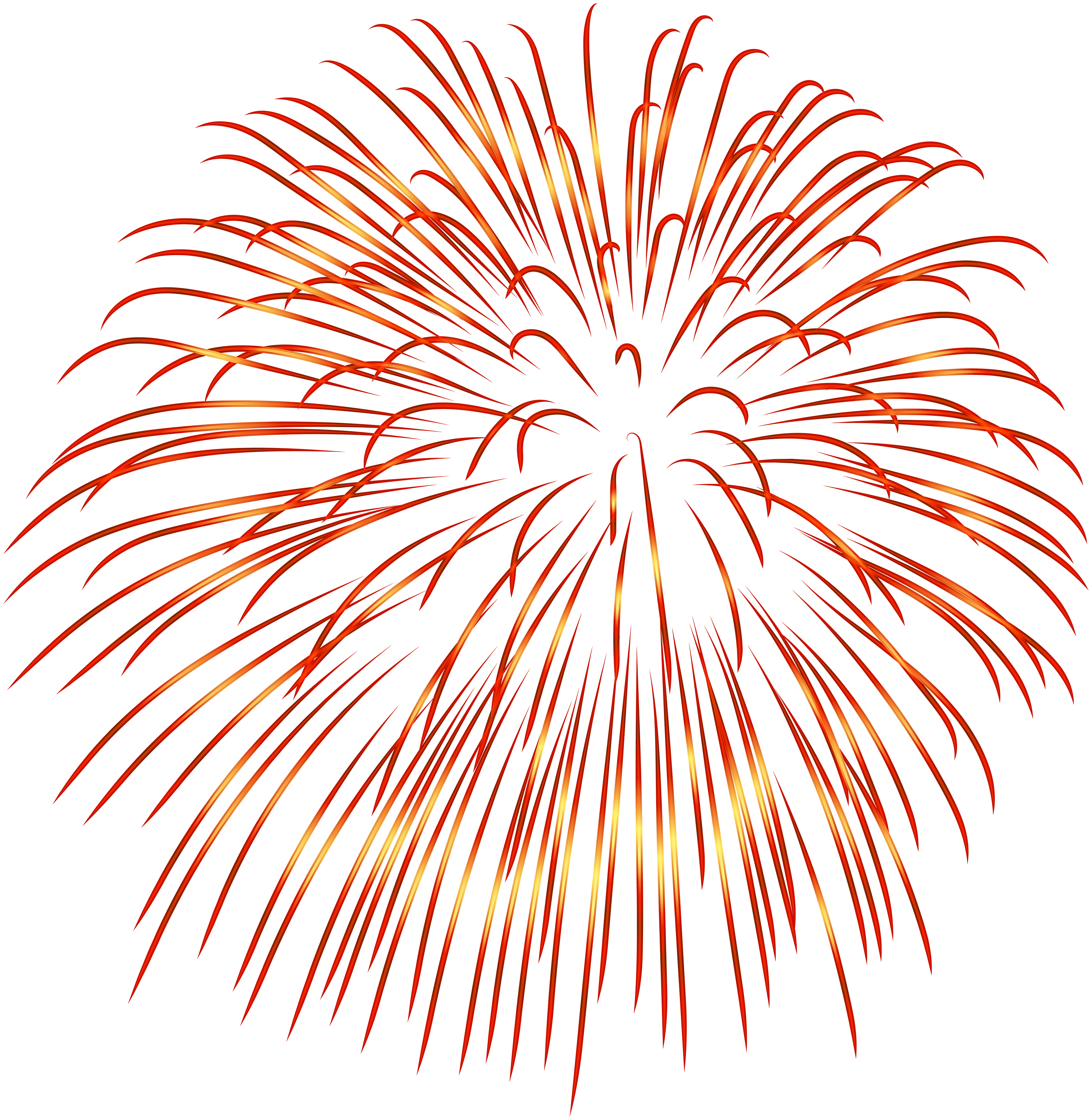 red firework clip art