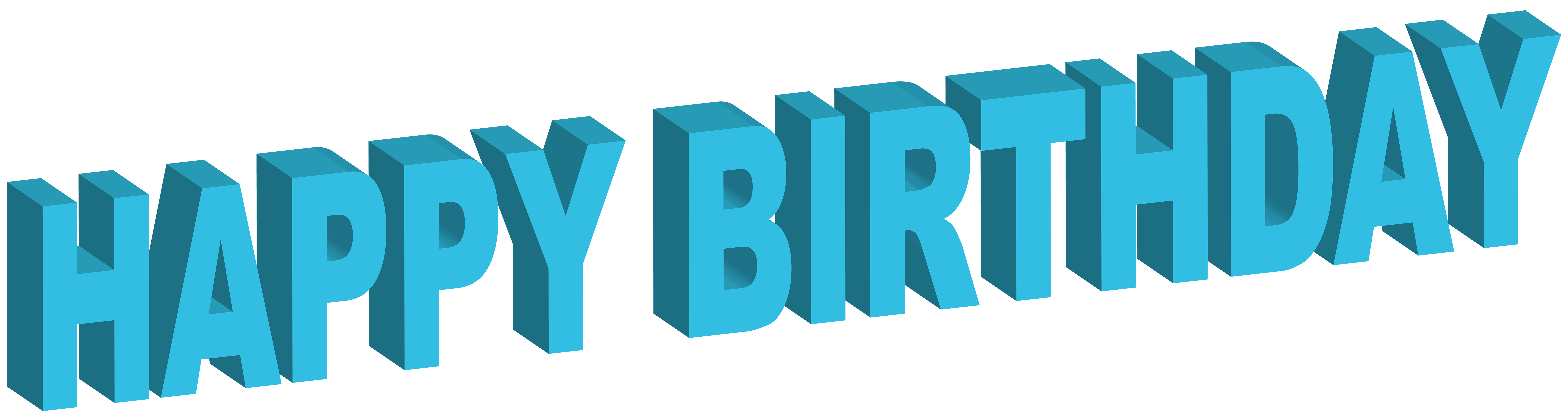 Happy Birthday Blue 3d Transparent Clip Art Image Gallery Yopriceville High Quality Free Images And Transparent Png Clipart