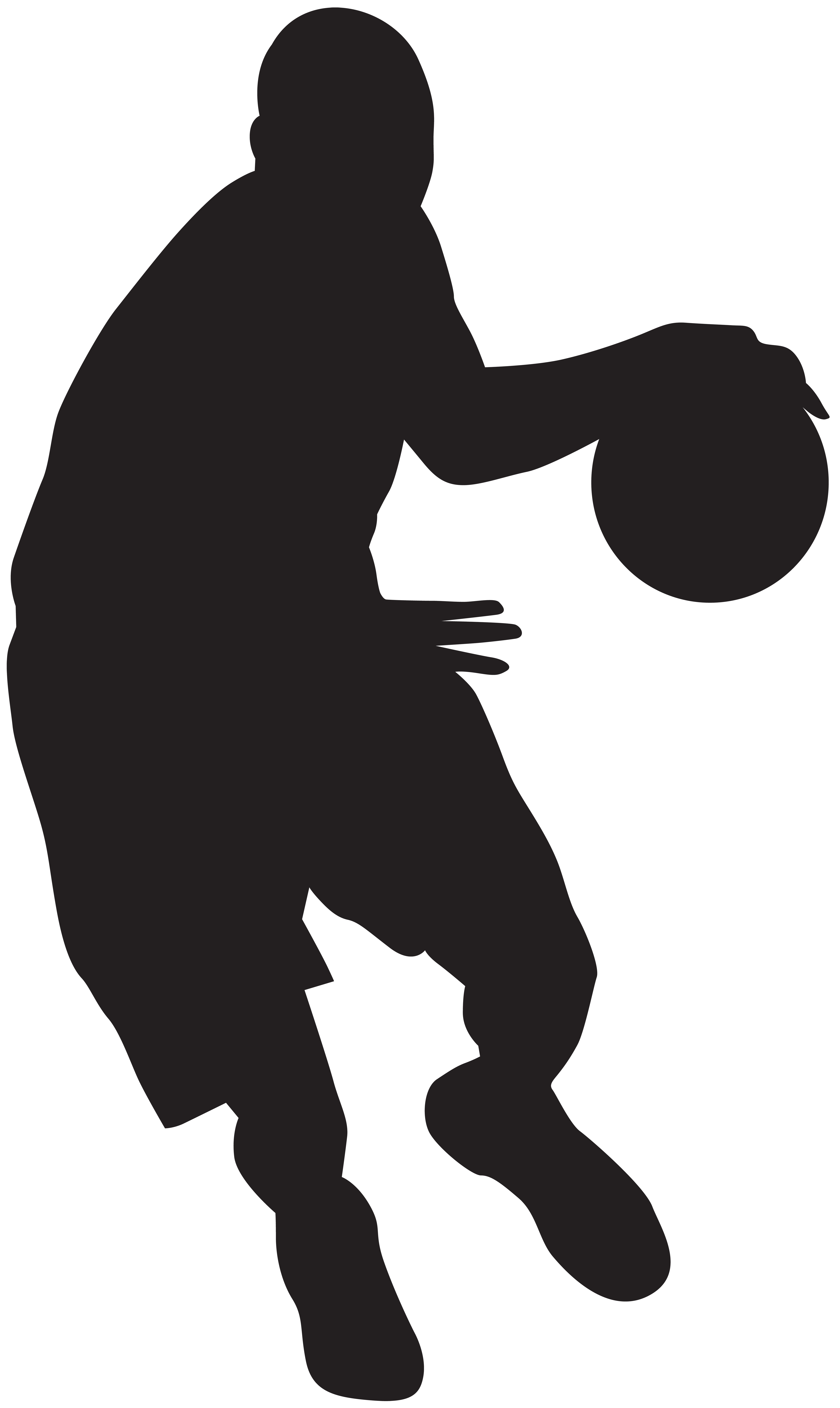 basketball player clip art