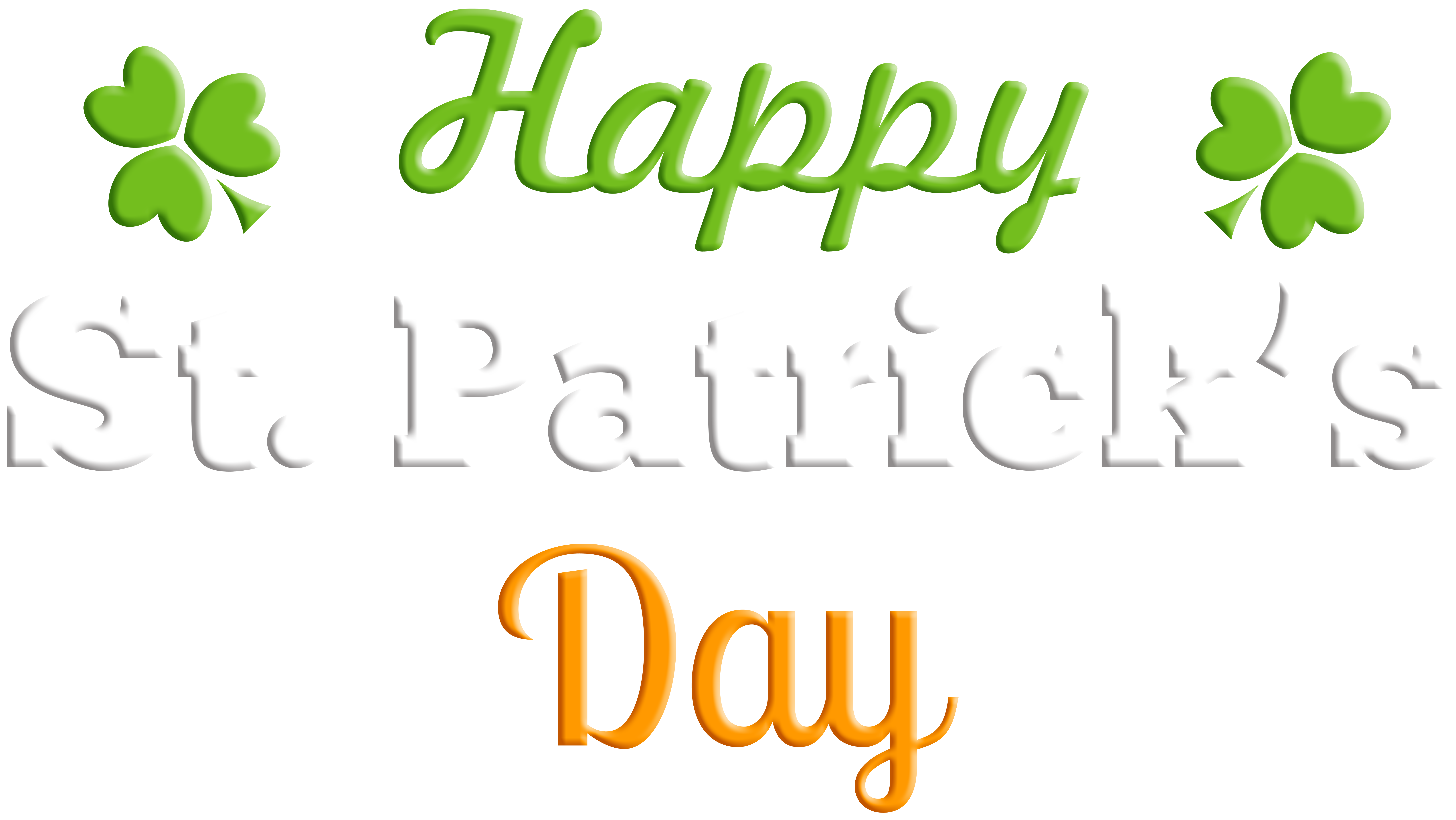 Happy St Patricks Day Clipart Transparent Background, Happy St