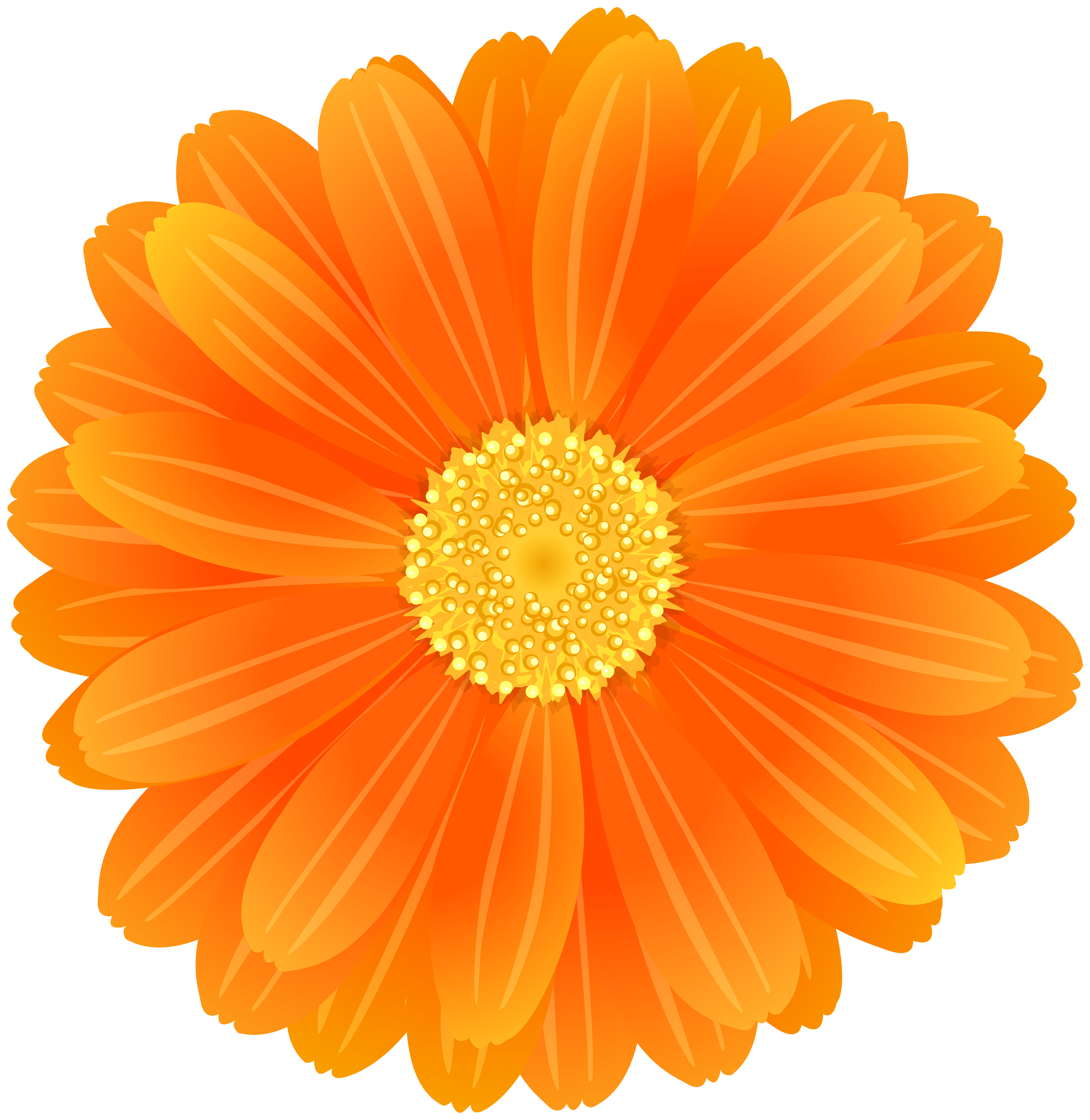 Orange Flower PNG Image​ | Gallery Yopriceville - High-Quality Free Images  and Transparent PNG Clipart