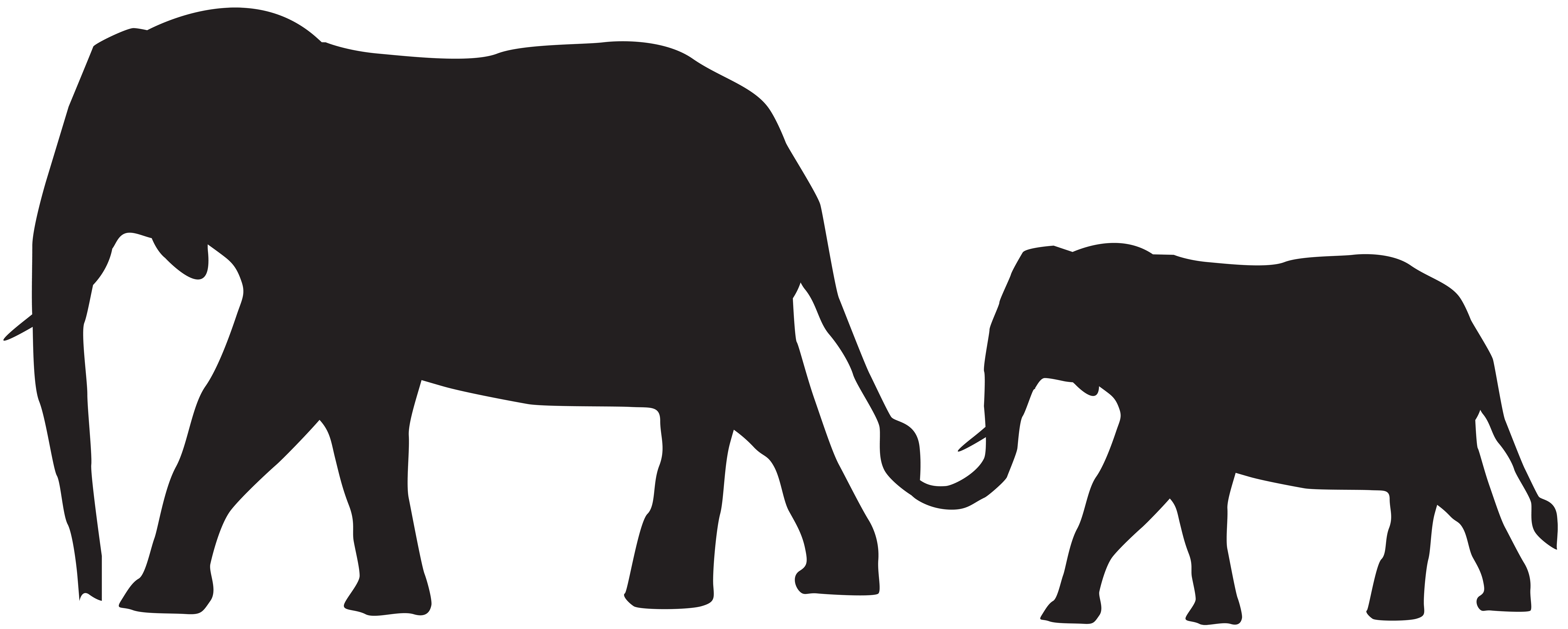 elephant silhouette png