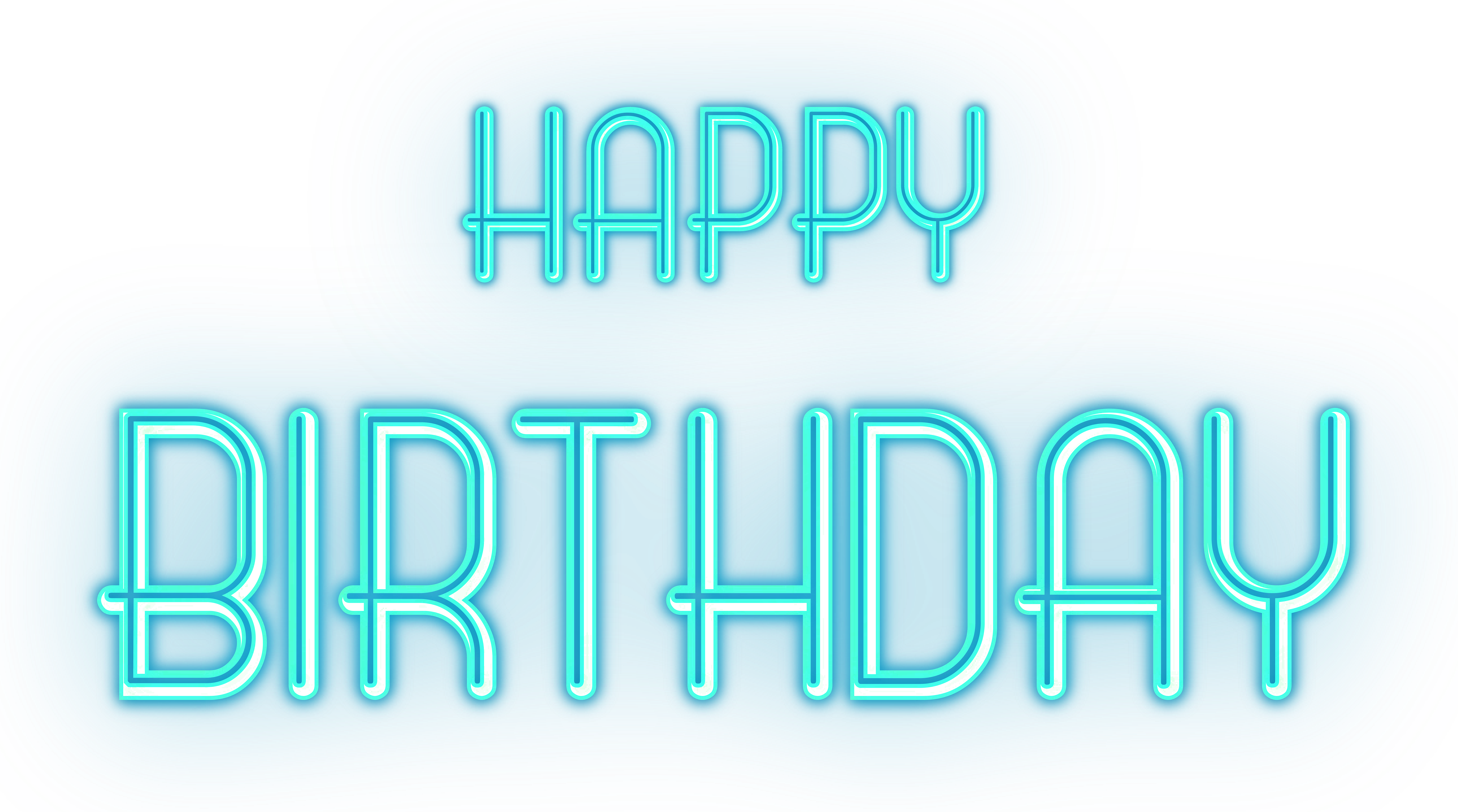 Happy Birthday Glowing Blue Text Transparent Image Gallery Yopriceville High Quality Images And Transparent Png Free Clipart