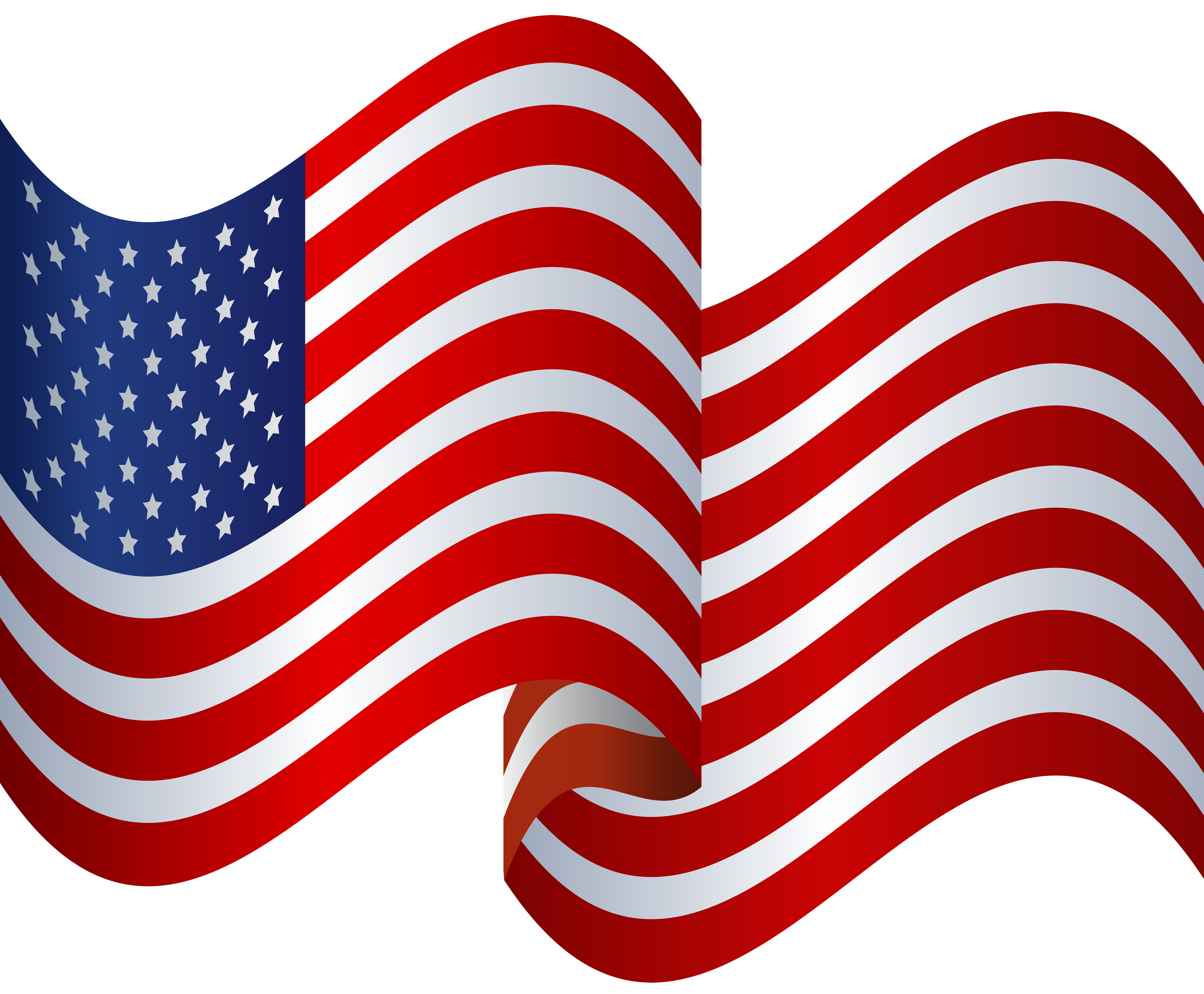 animated american flag clip art
