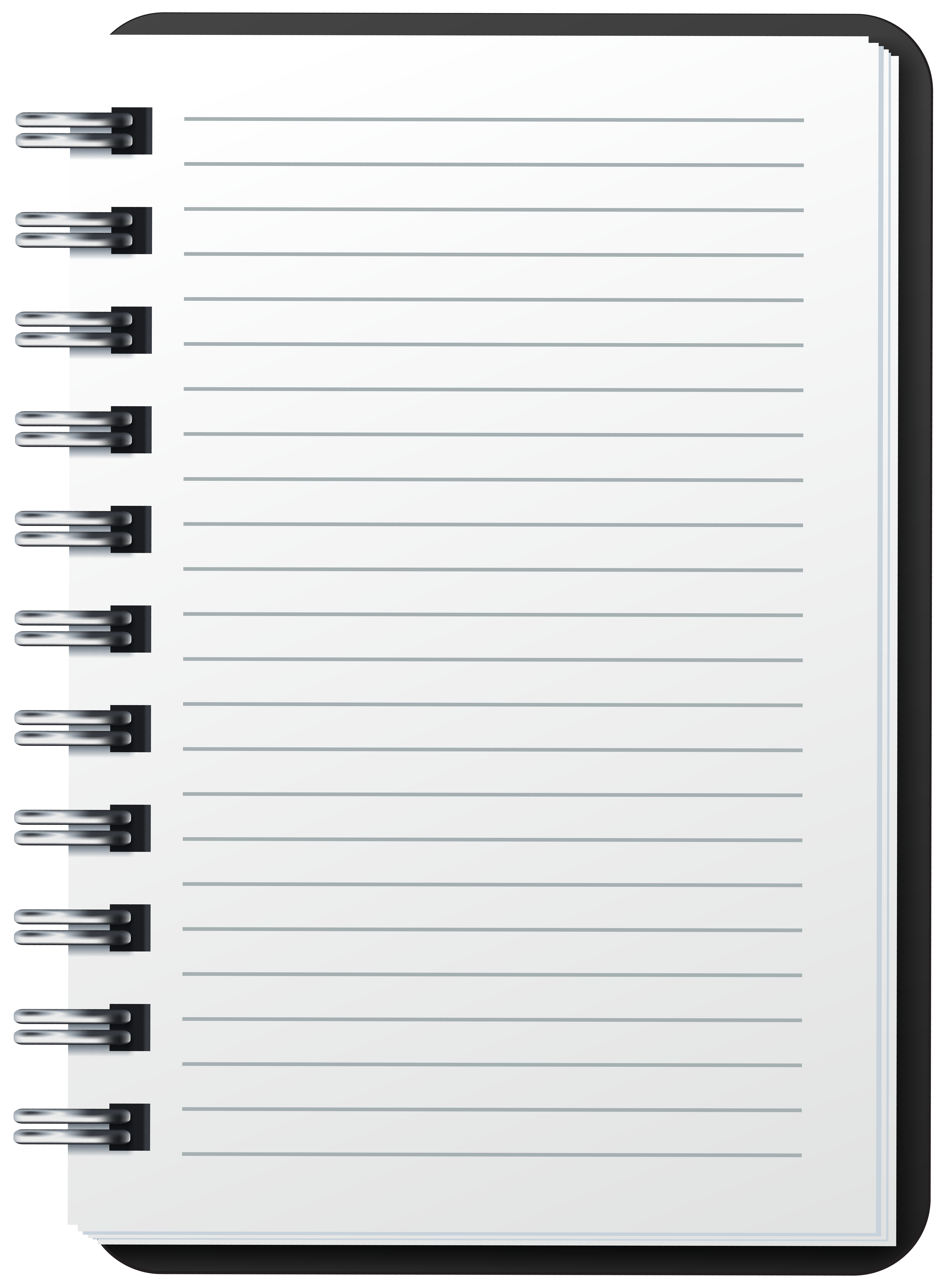 Spiral Notebook Png Clipart Image Gallery Yopriceville High Quality Images And Transparent Png Free Clipart