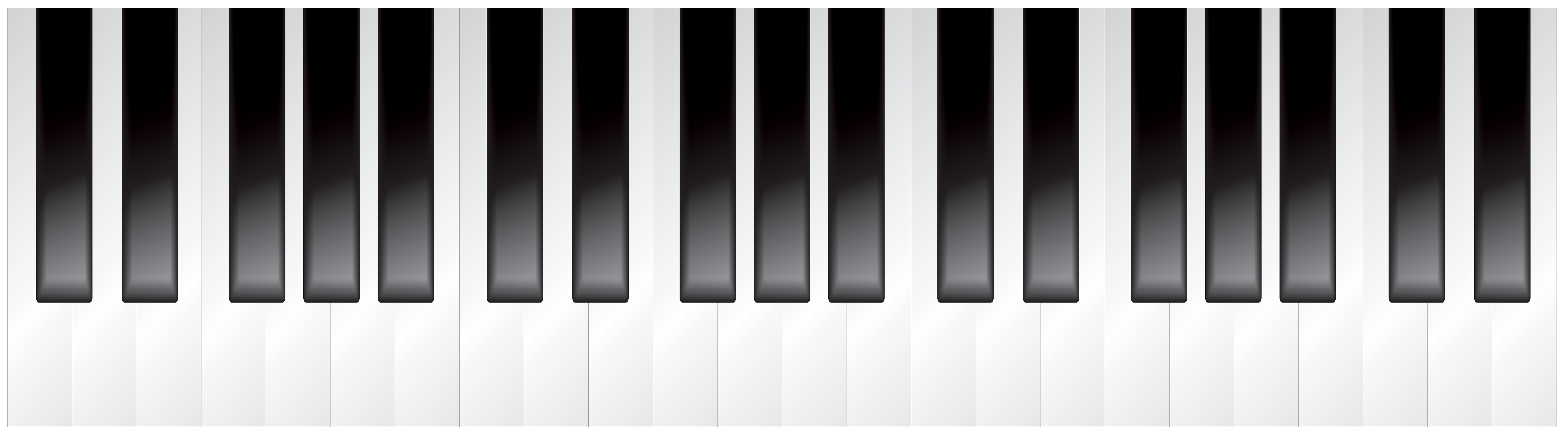 Klipartový obrázok PNG Deco Piano KeysKlipartový obrázok PNG Deco Piano Keys  