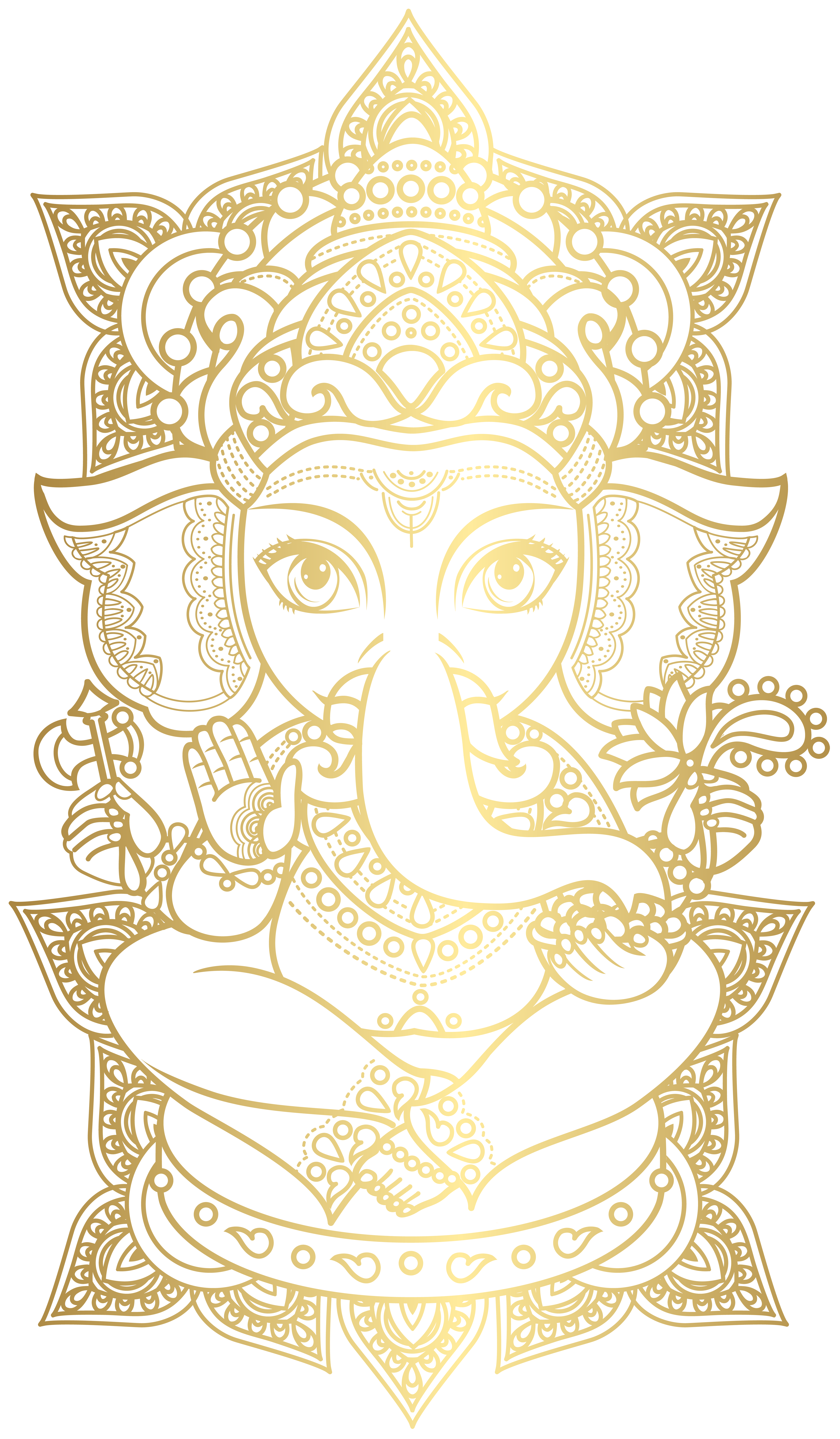 Gold Ganesha Png Clip Art Image Gallery Yopriceville High Quality Images And Transparent Png Free Clipart