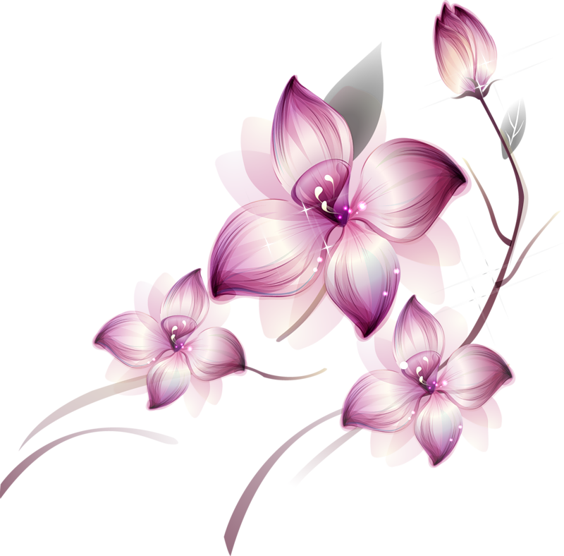 Pink Flower Transparent Clip Art Image​  Gallery Yopriceville -  High-Quality Free Images and Transparent PNG Clipart