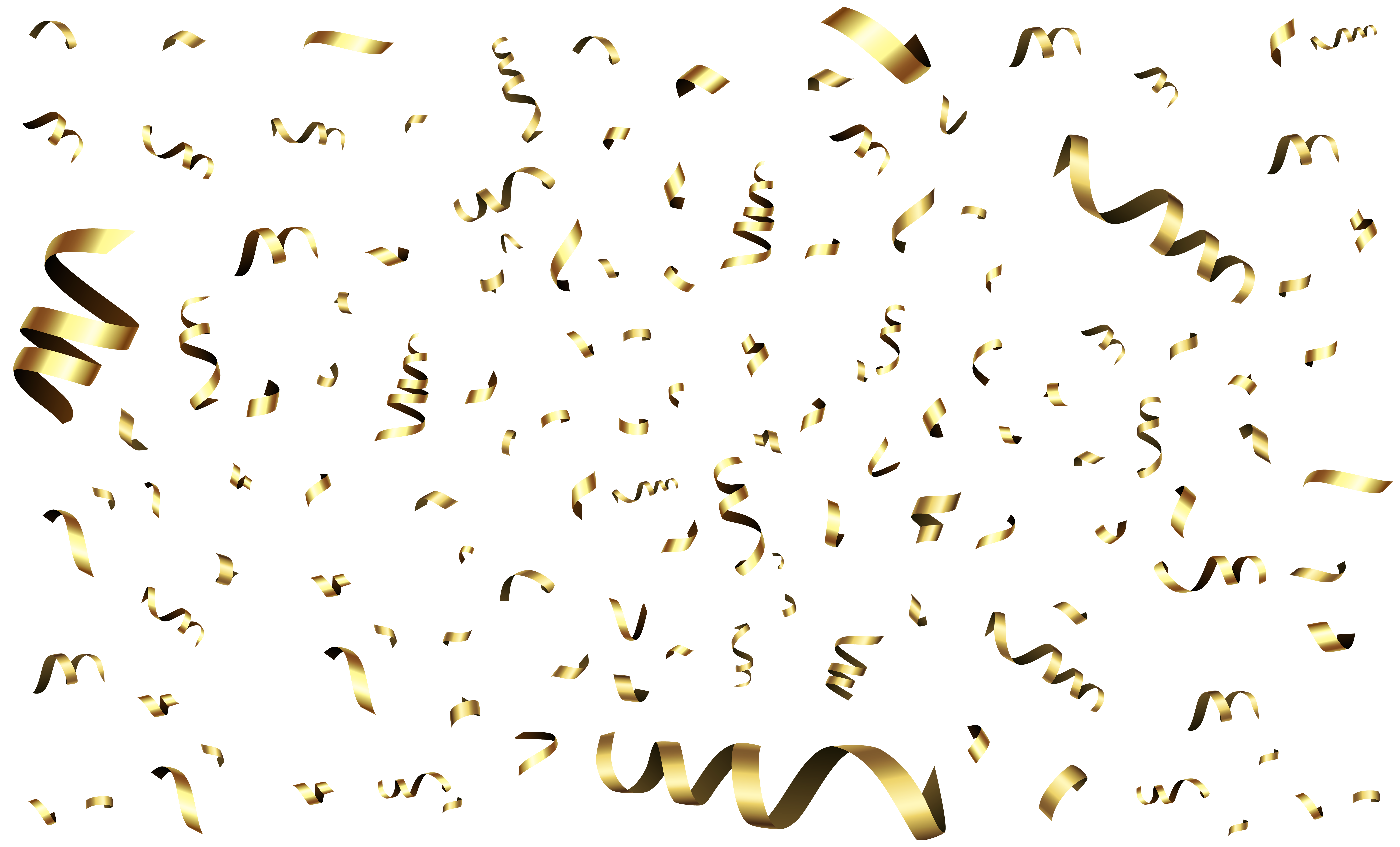 gold confetti clip art