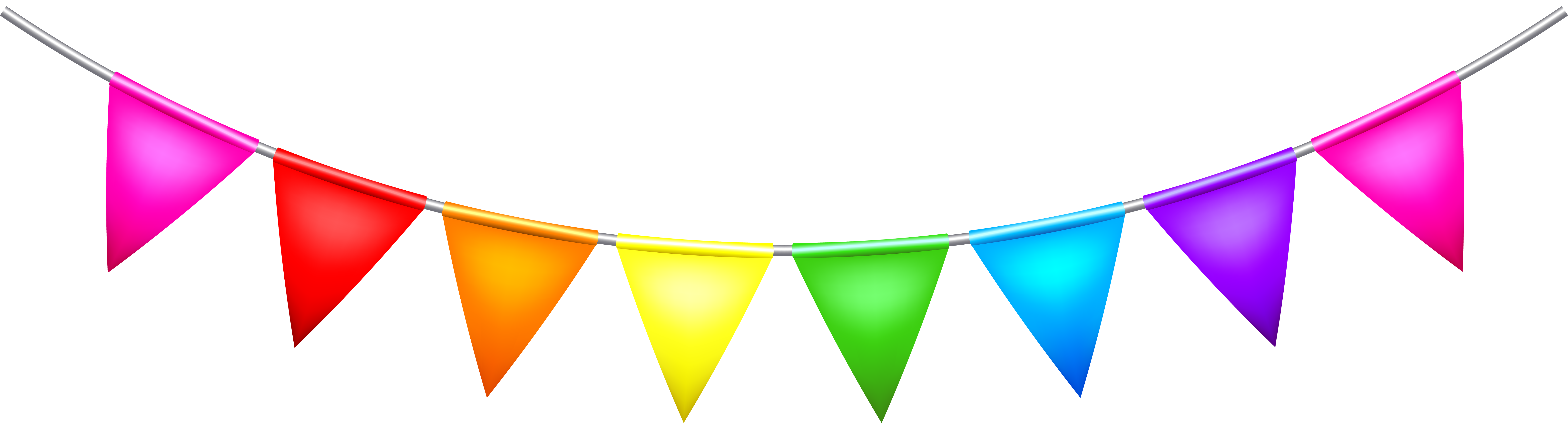 Party Streamers Clipart