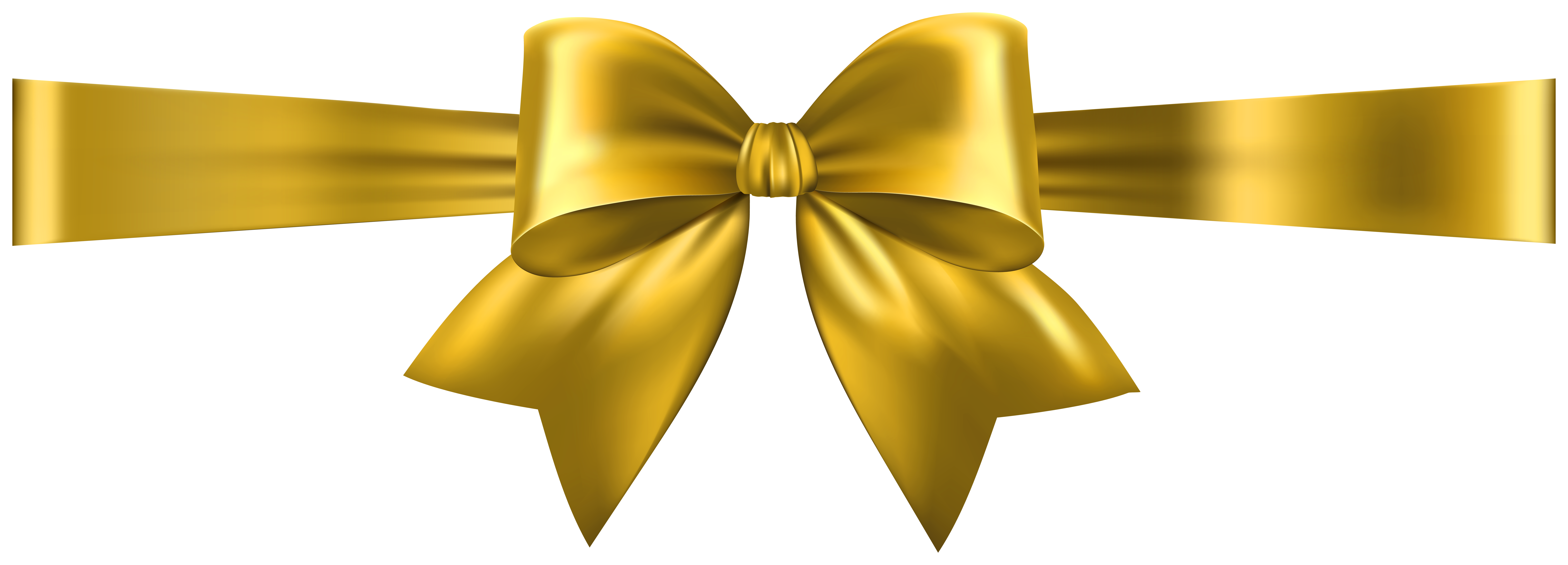 yellow bow clip art