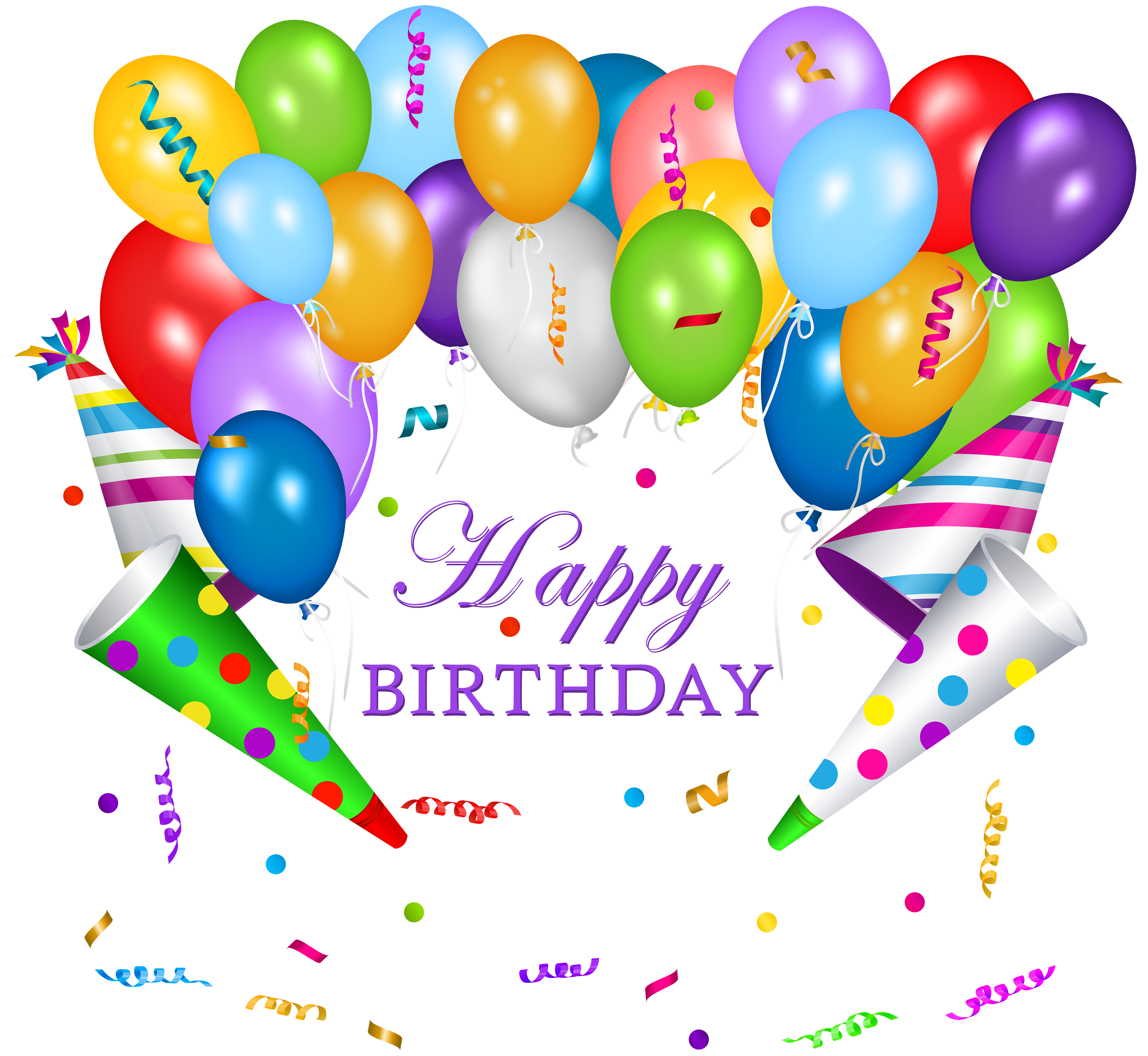 Happy Birthday with Balloons Gif Animation​  Gallery Yopriceville -  High-Quality Free Images and Transparent PNG Clipart