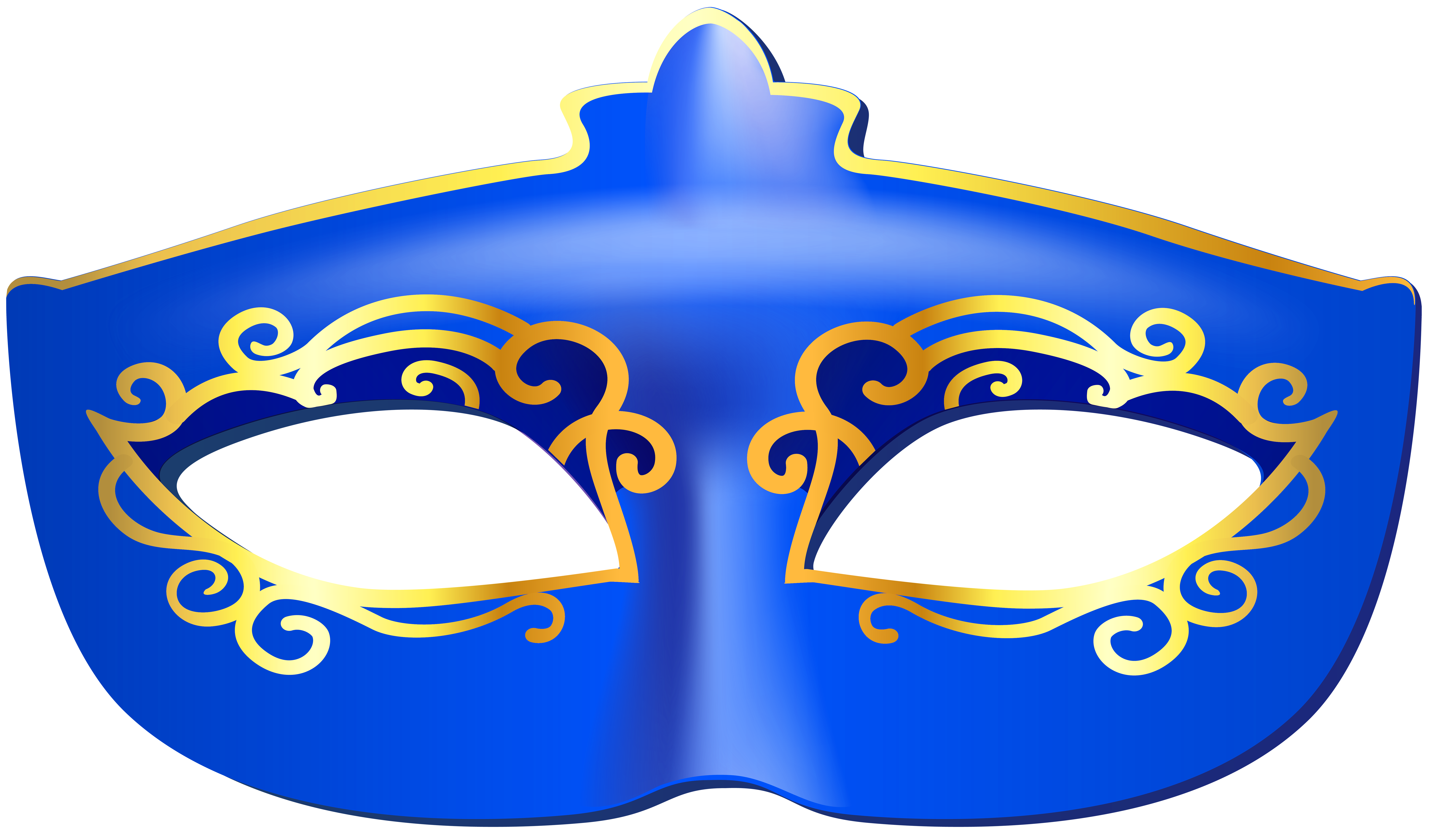 blue masquerade masks clip art