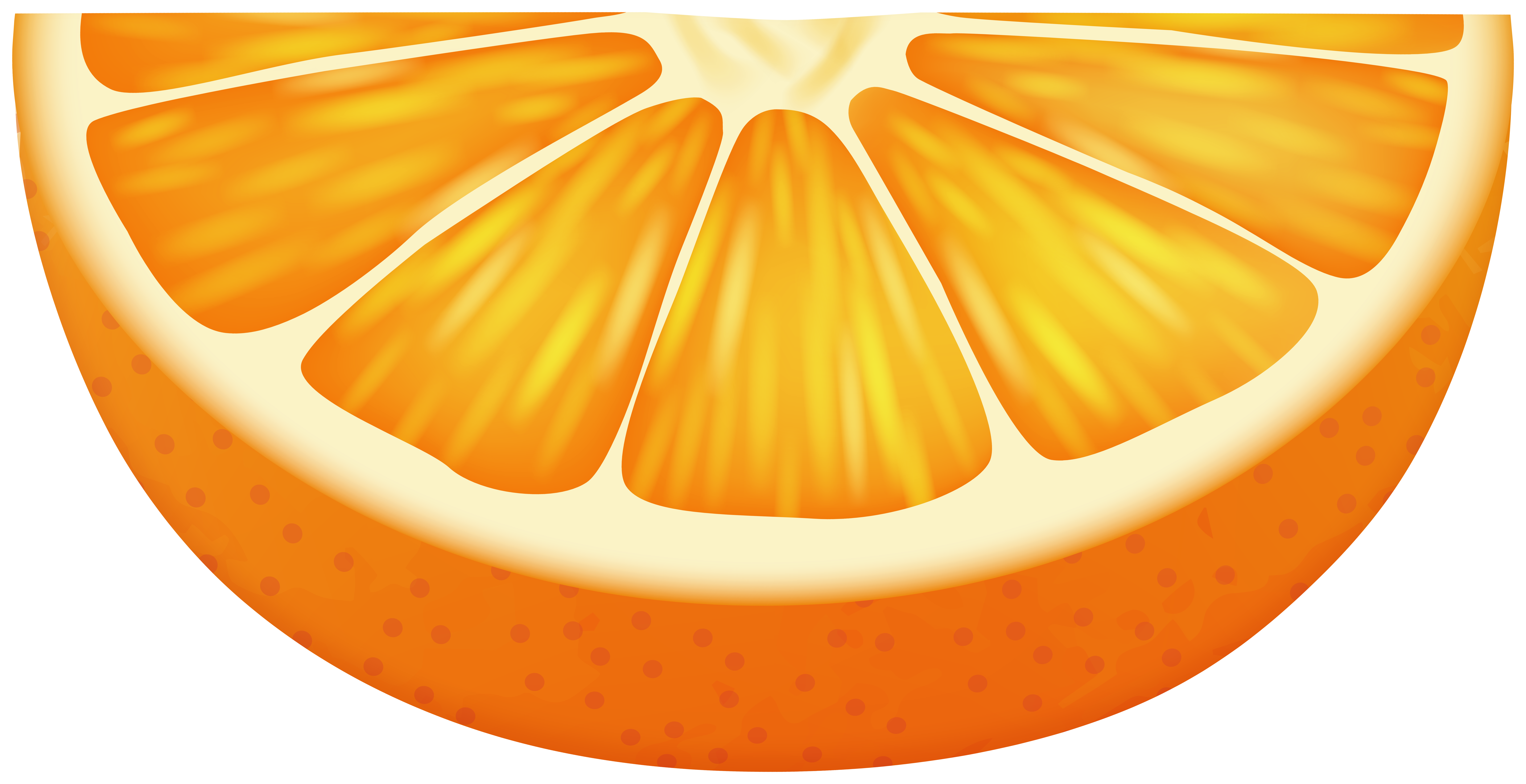 orange slice transparent background