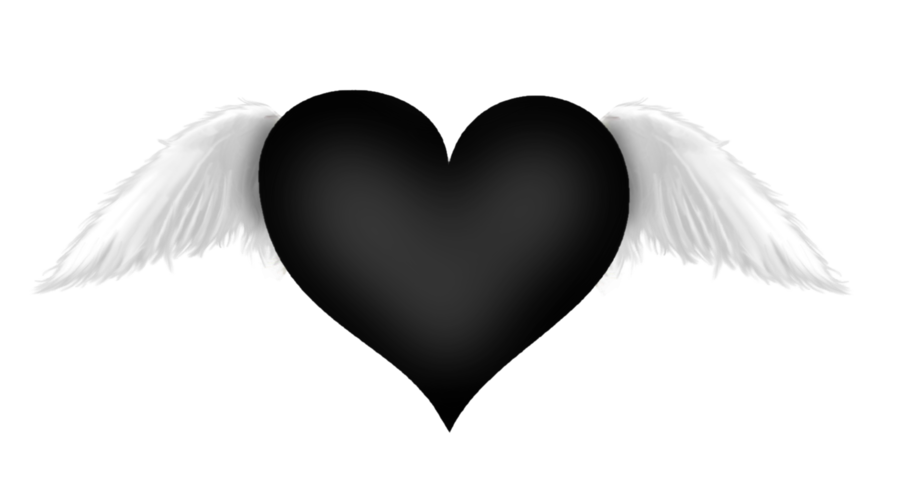 black heart transparent background png