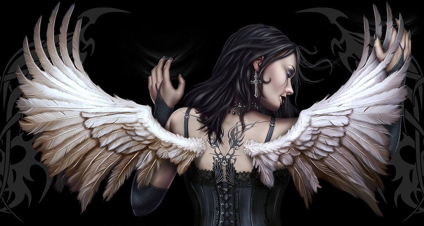 sad fairy angel wallpaper