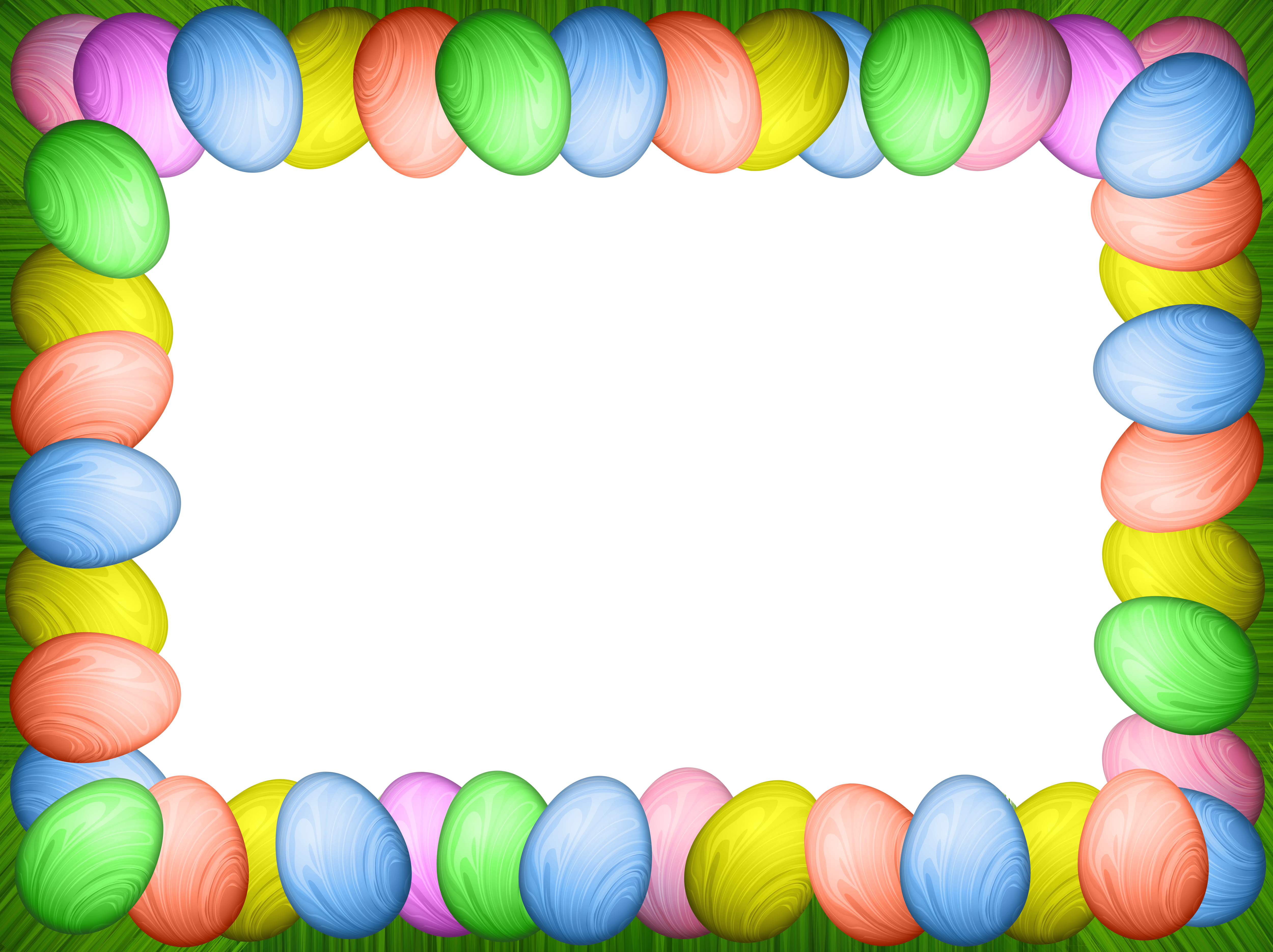 Easter Eggs Border Frame Clipart Image Gallery Yopriceville High Quality Images And Transparent Png Free Clipart