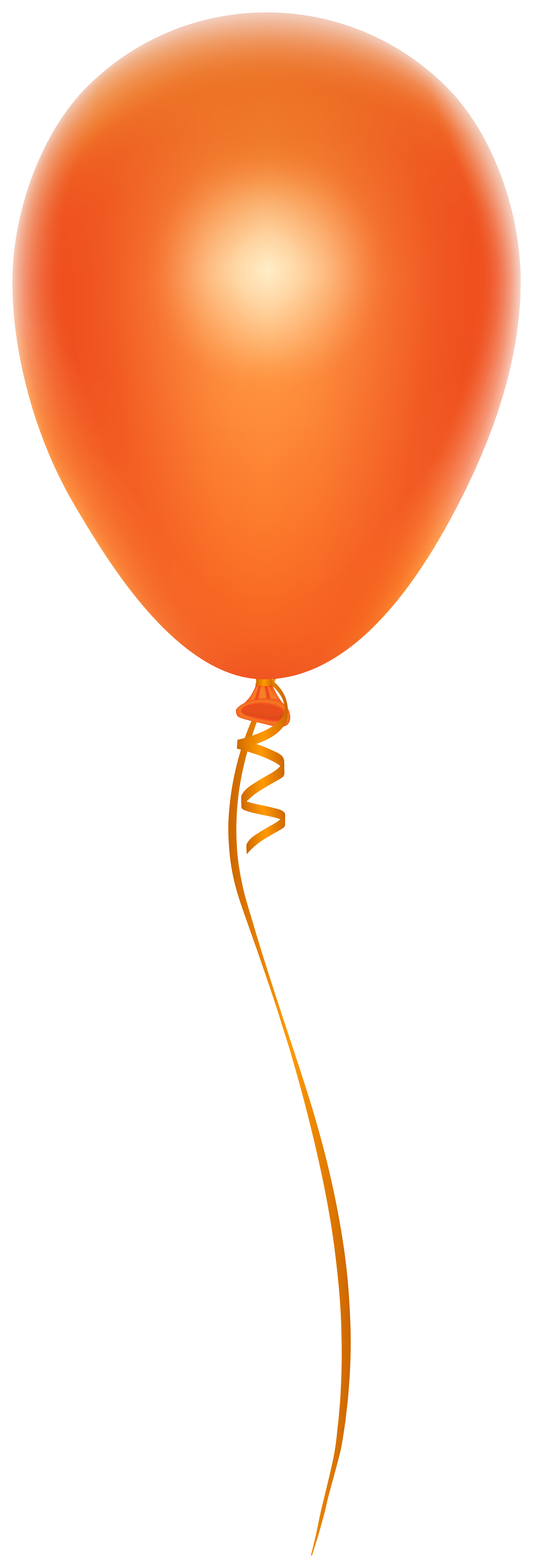 Orange Balloon Clipart