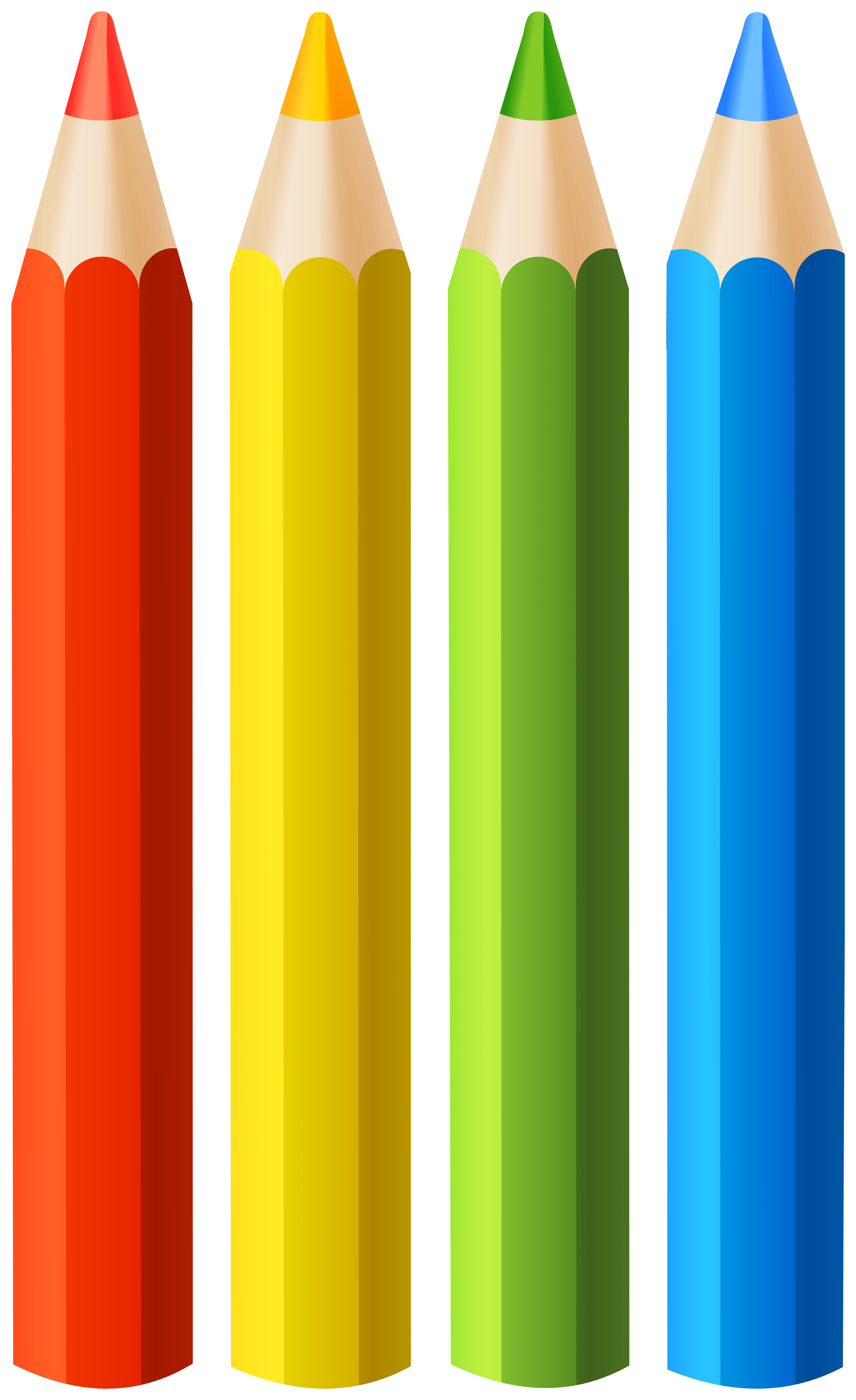 FREE Colored Pencils Clipart