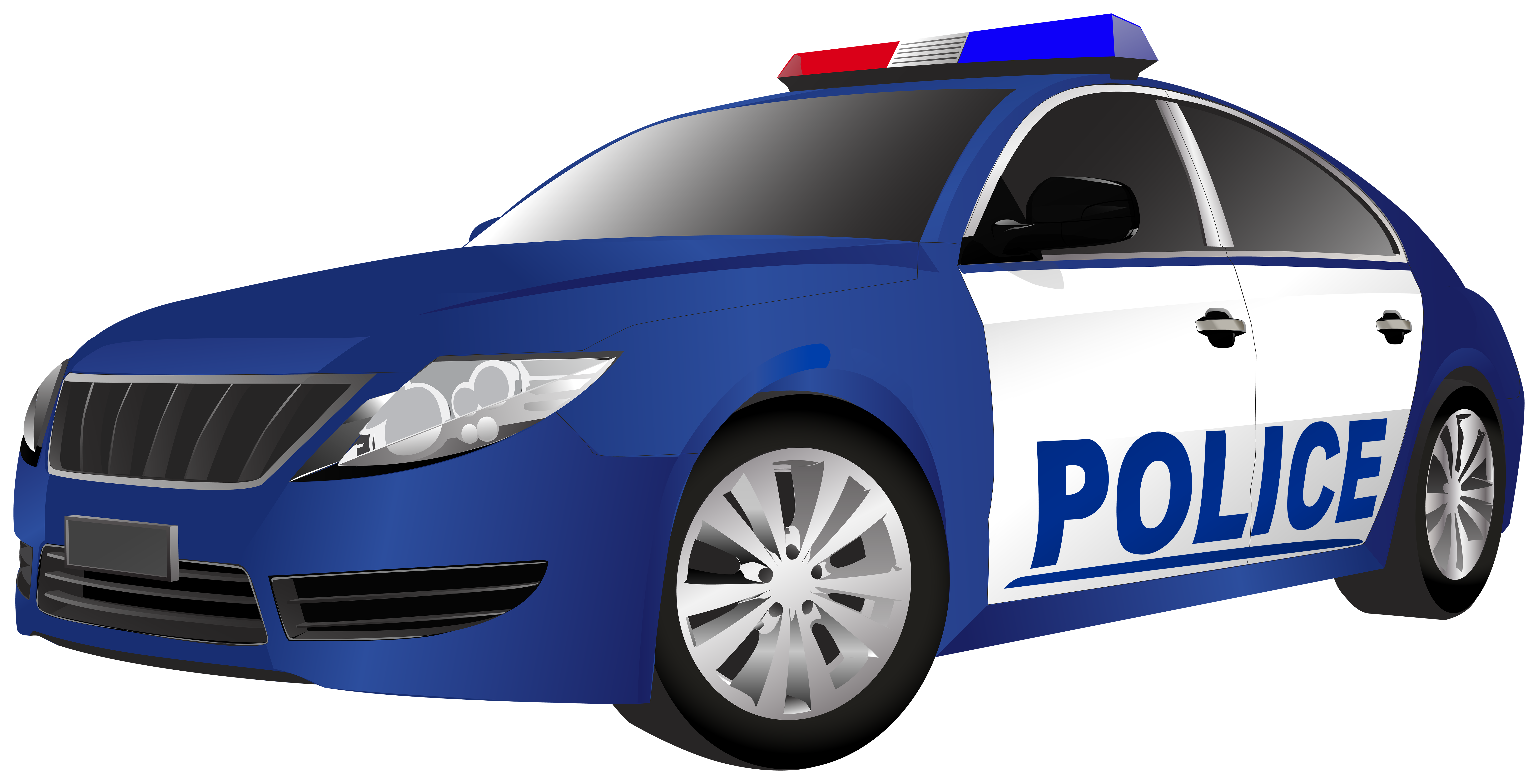 clipart police car