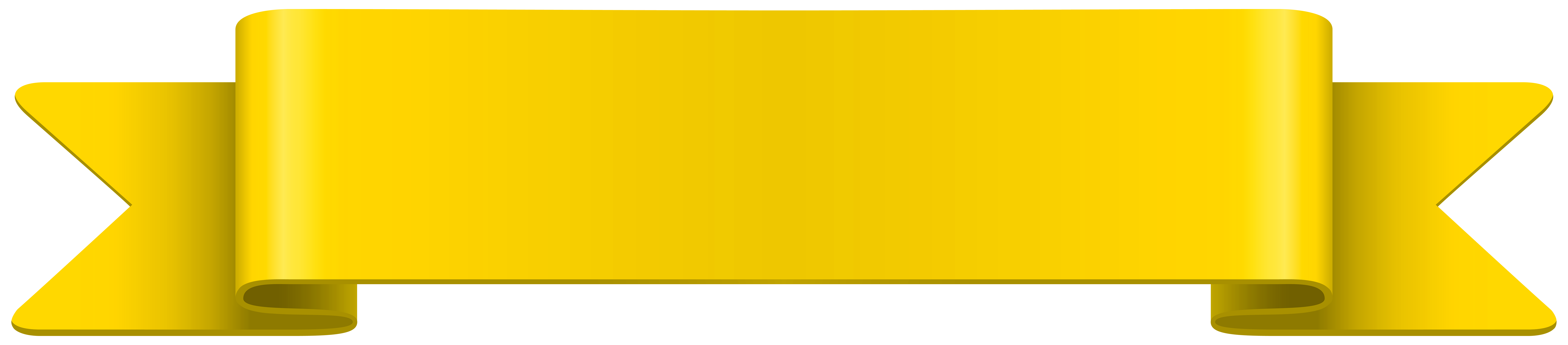 Yellow Banner Clip Art