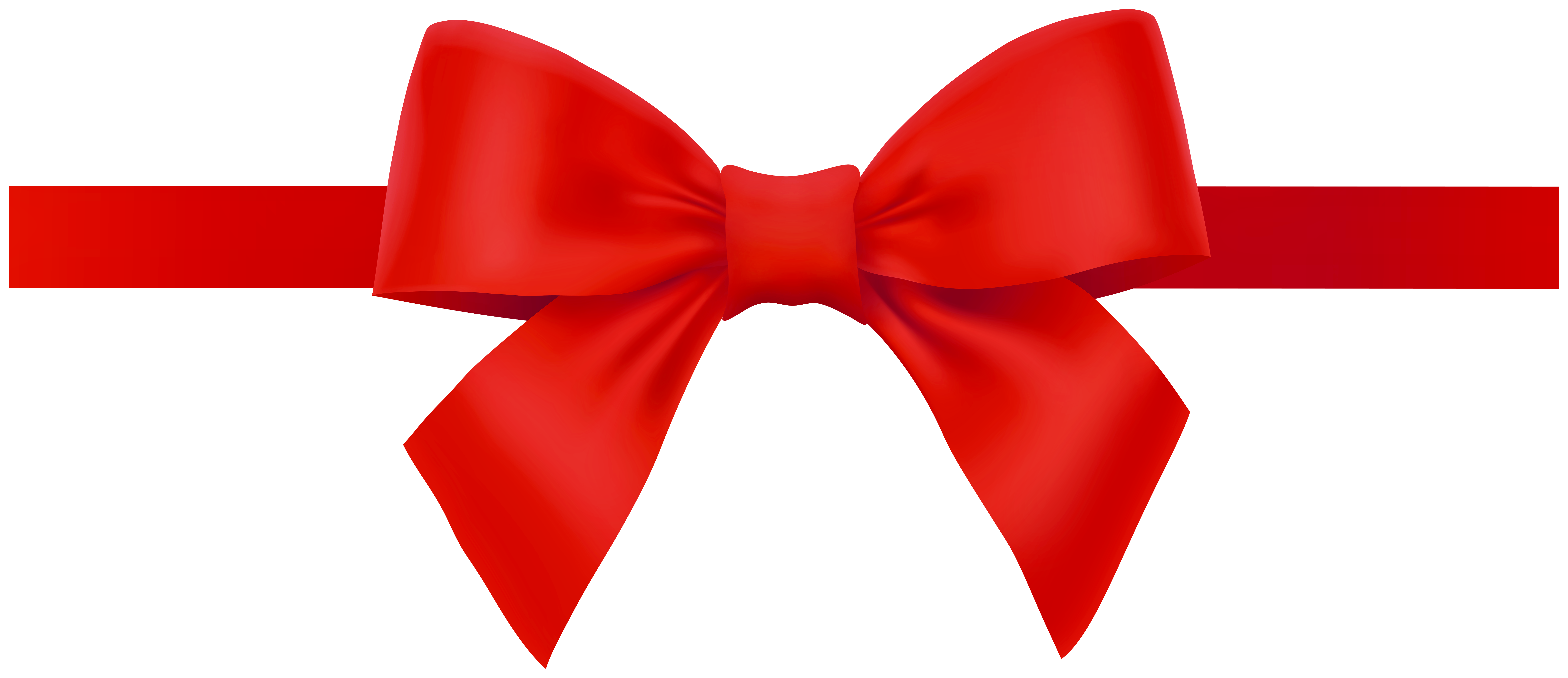 Red Bow Decorative Clip Art​  Gallery Yopriceville - High-Quality