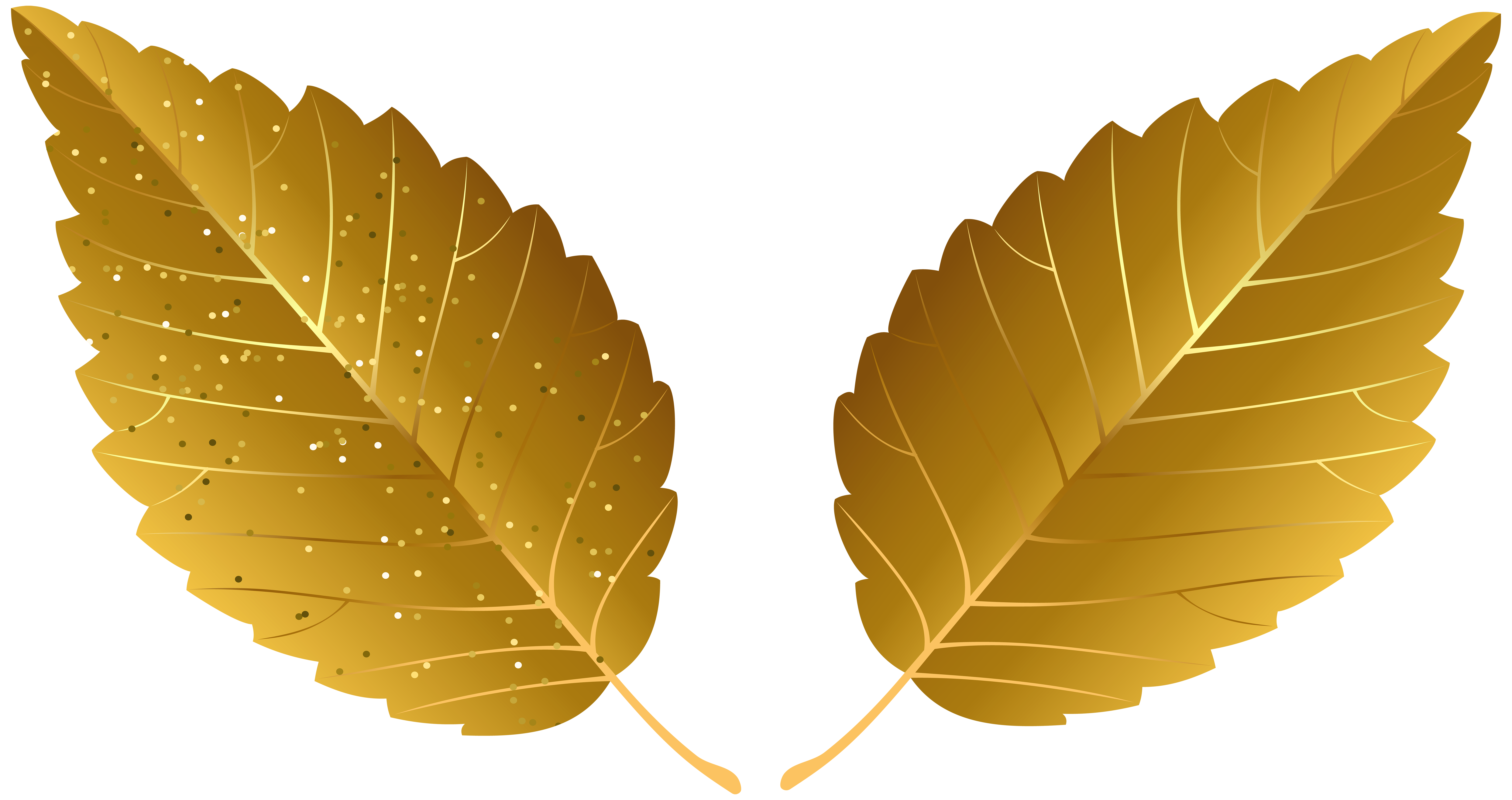 Gold Leaves Decor PNG Clipart​  Gallery Yopriceville - High-Quality Free  Images and Transparent PNG Clipart