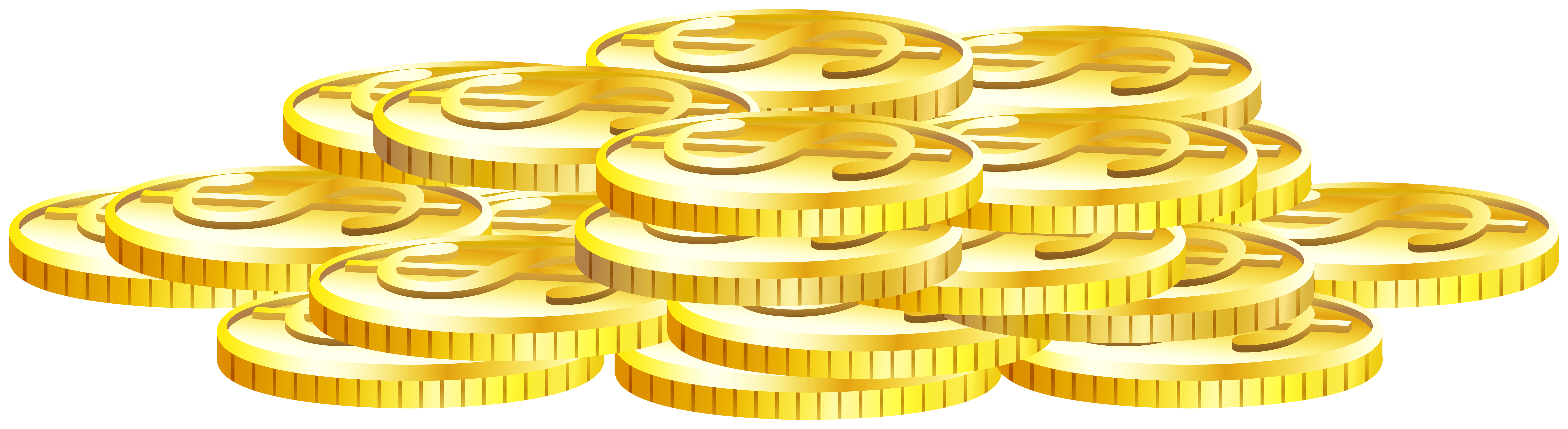 pile of coins clip art