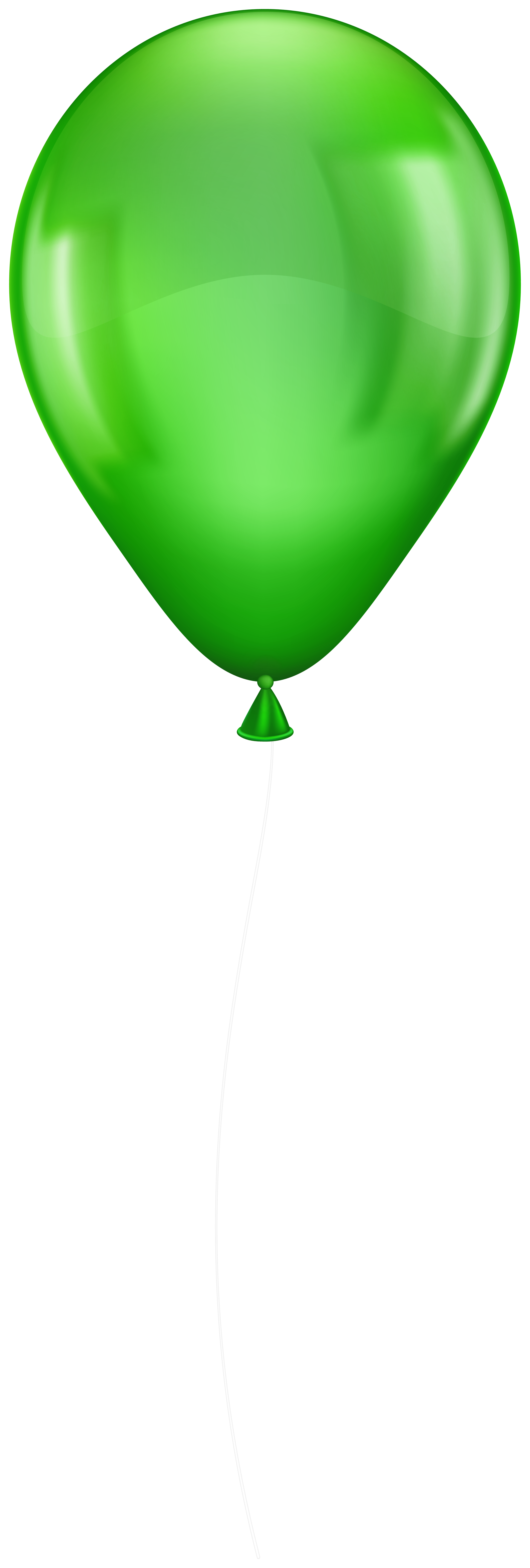 green balloon clipart