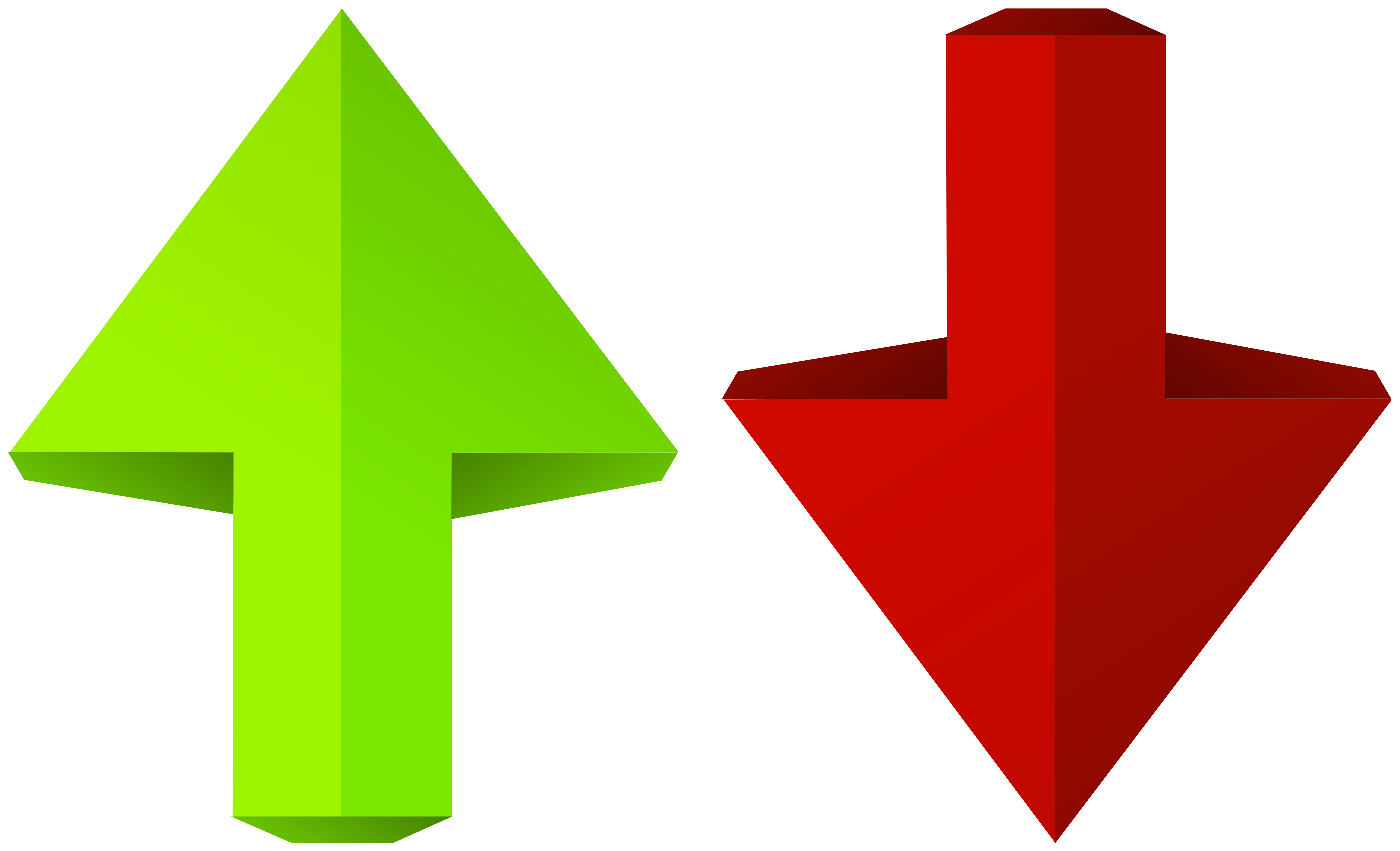 green down arrow png