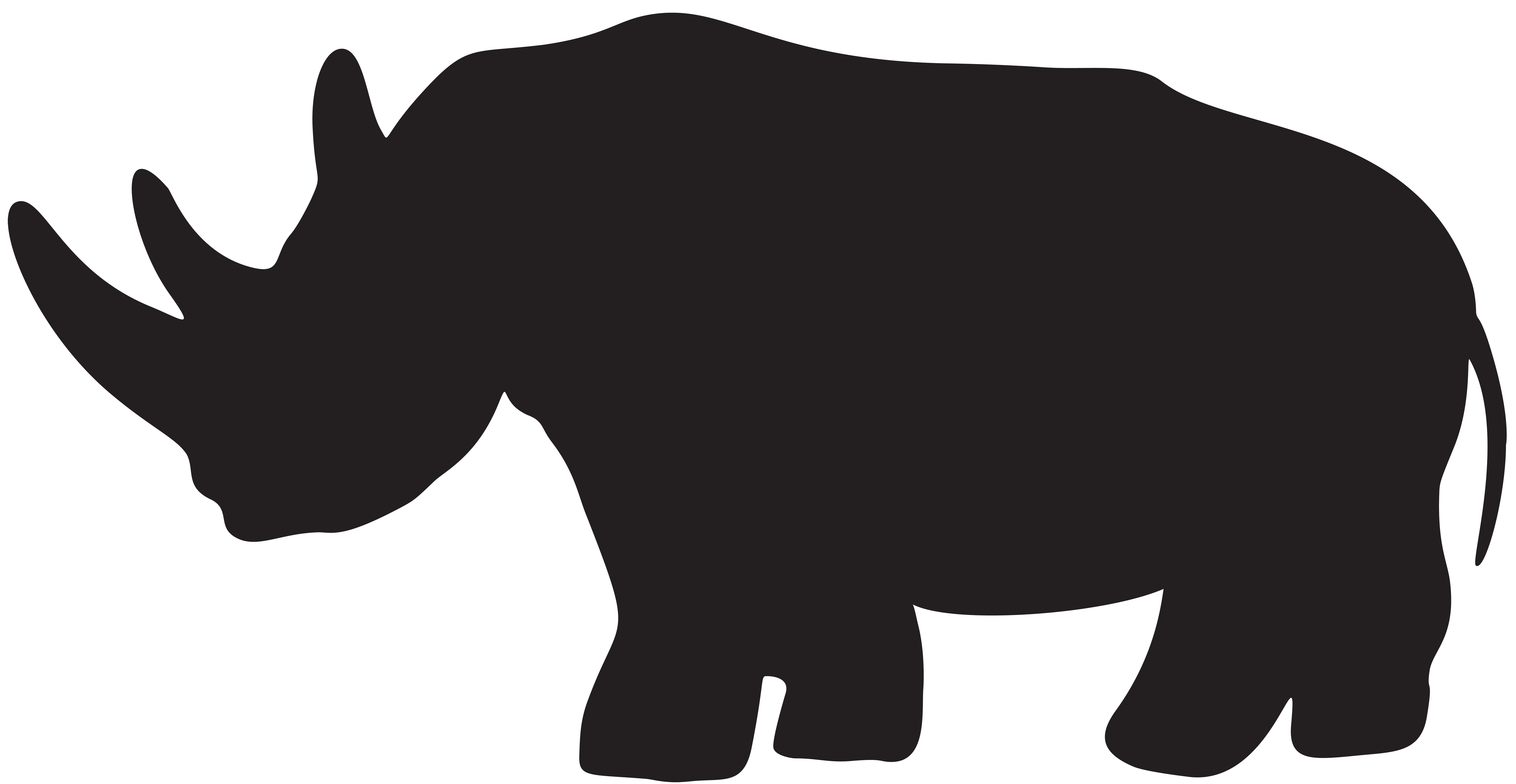 rhino silhouette