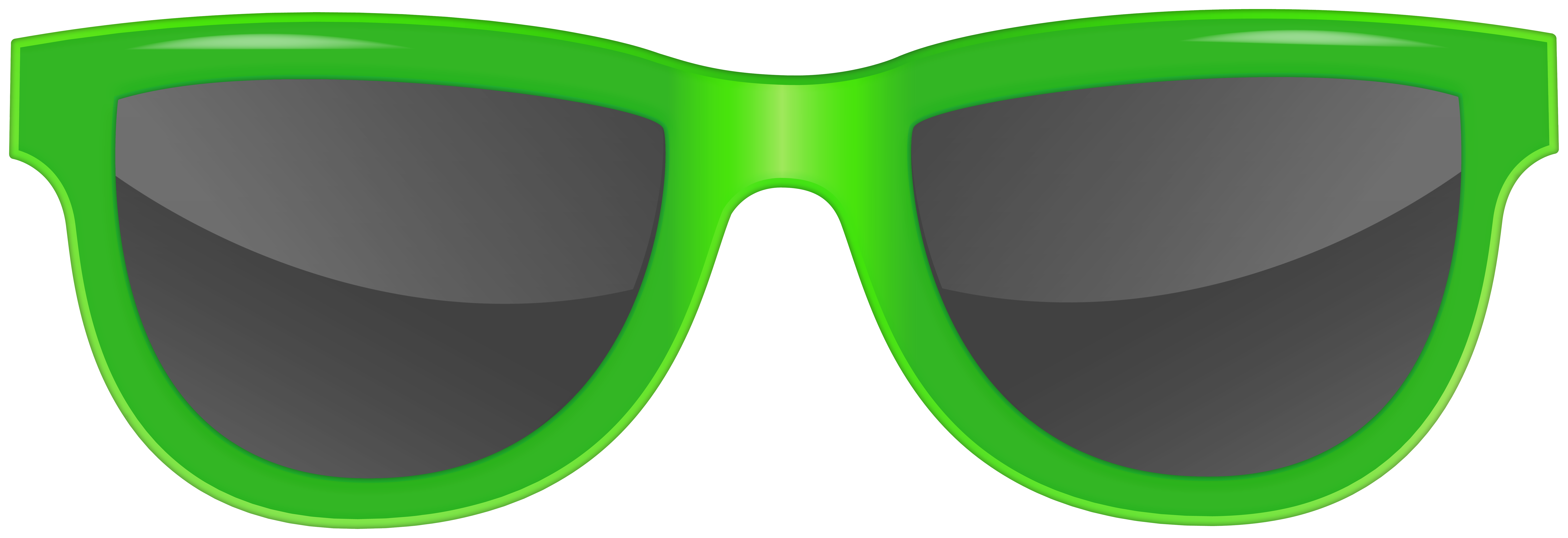 green sunglasses clipart black