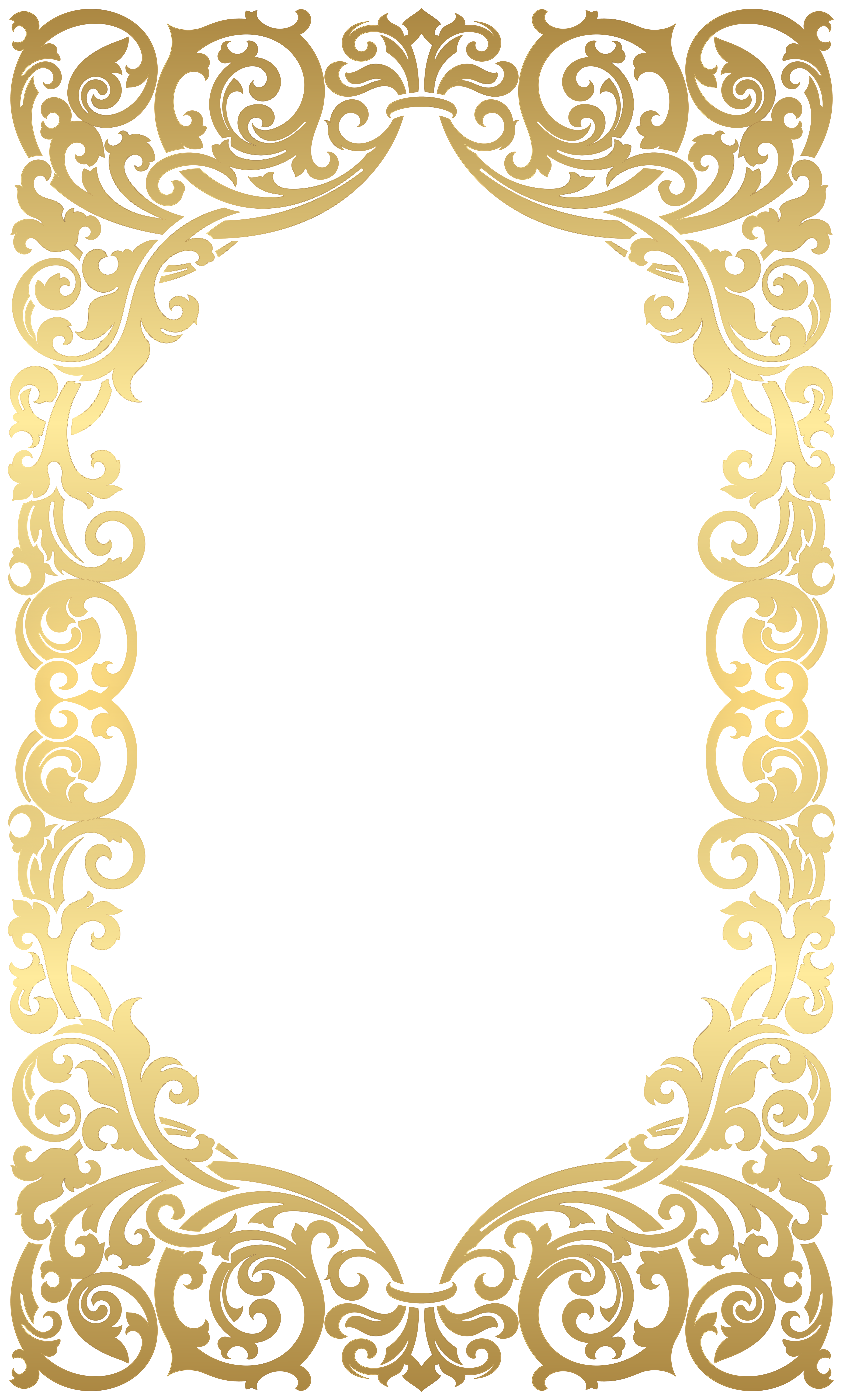 fancy gold frame clipart