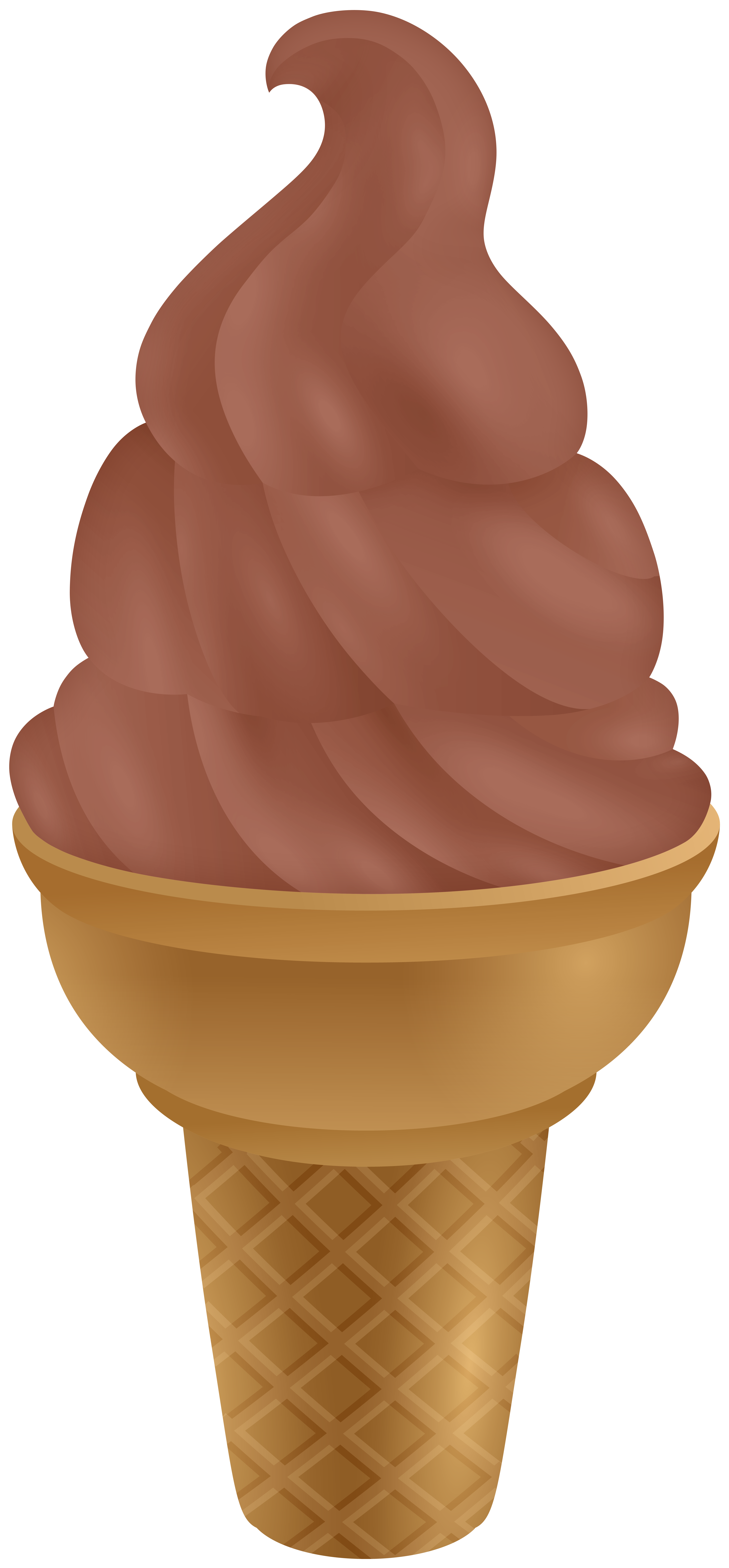 Chocolate Ice Cream Cone PNG Clipart​ | Gallery Yopriceville - High-Quality  Free Images and Transparent PNG Clipart
