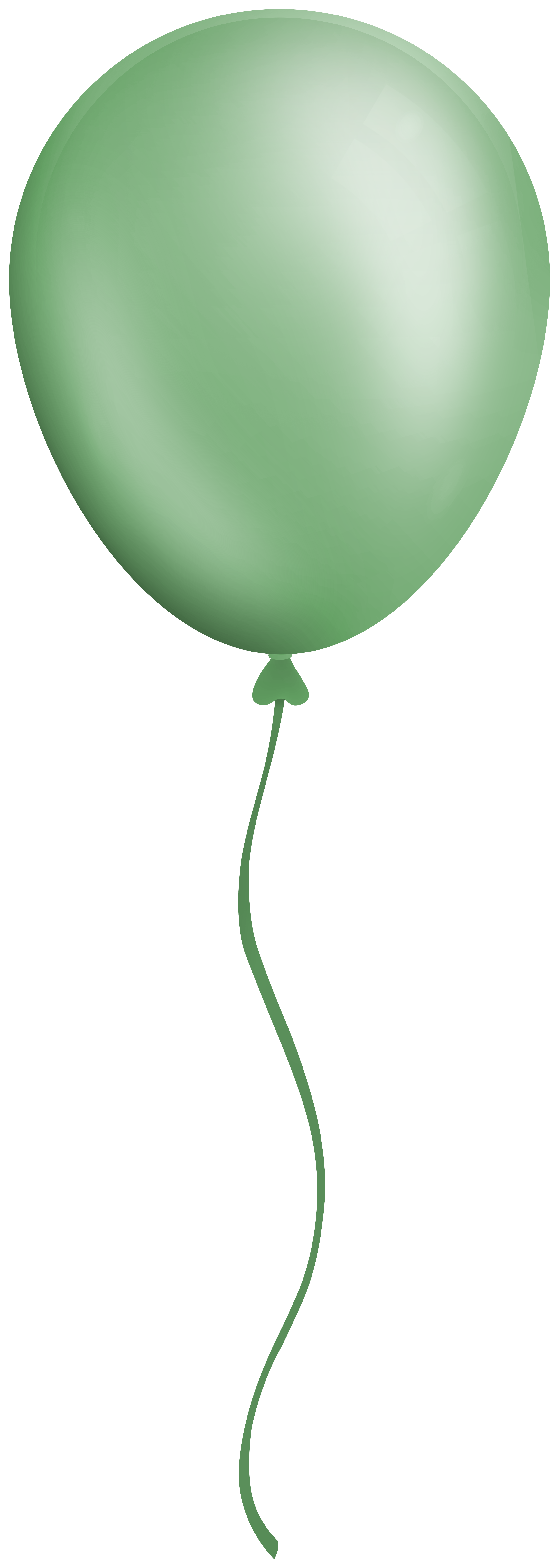 green balloon clip art