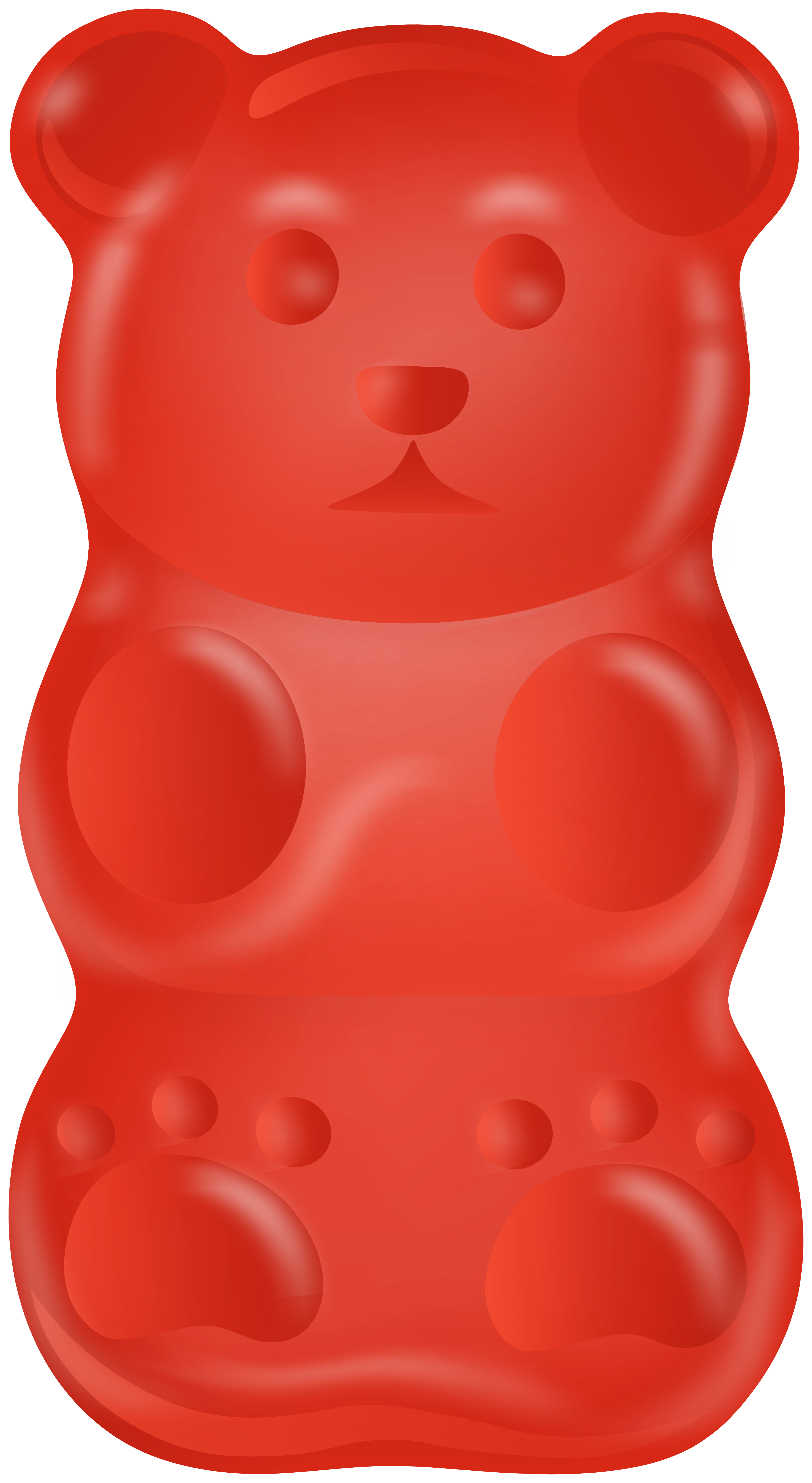 red bear clipart