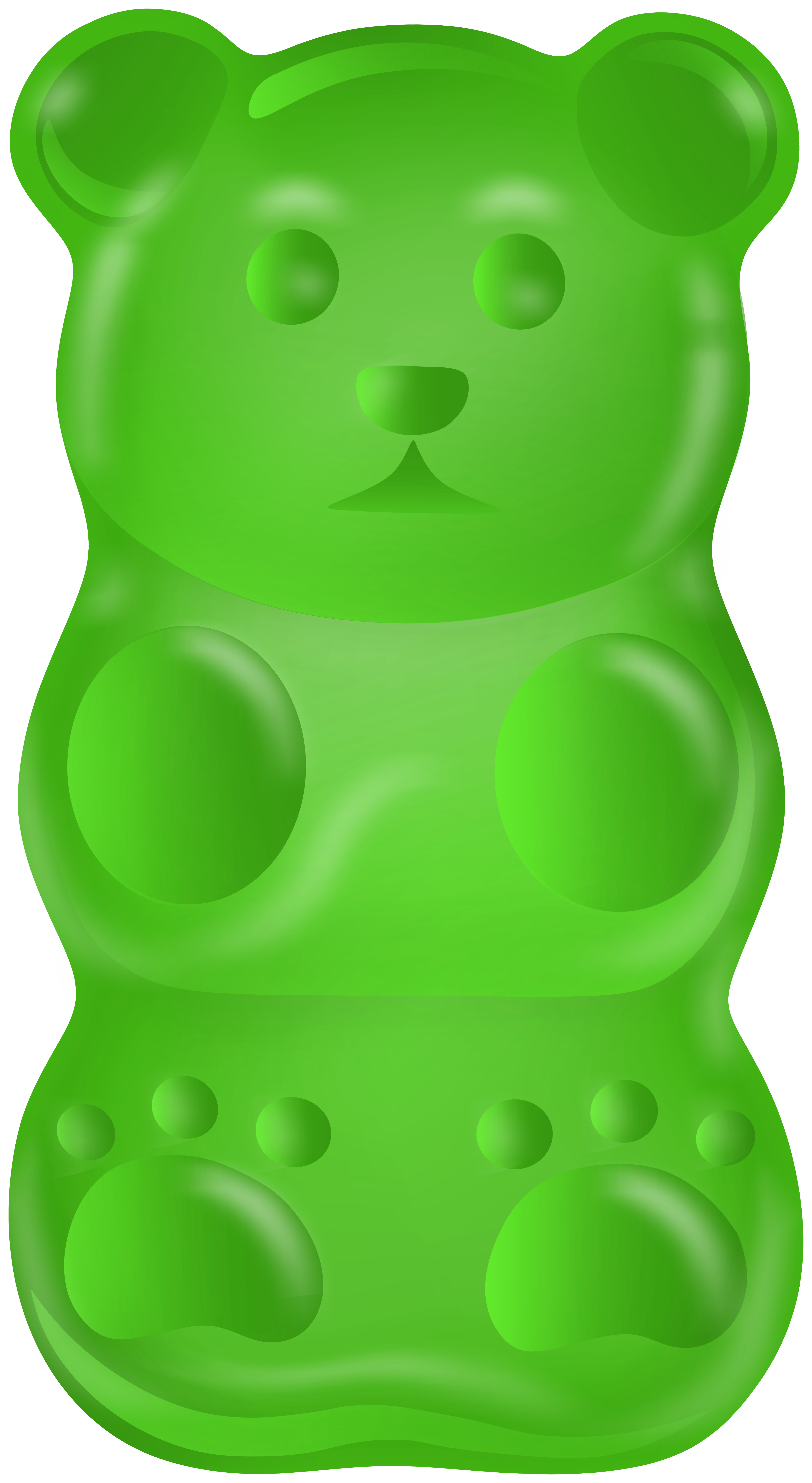 Green Gummy Bear PNG Clipart​ | Gallery Yopriceville - High-Quality Free  Images and Transparent PNG Clipart