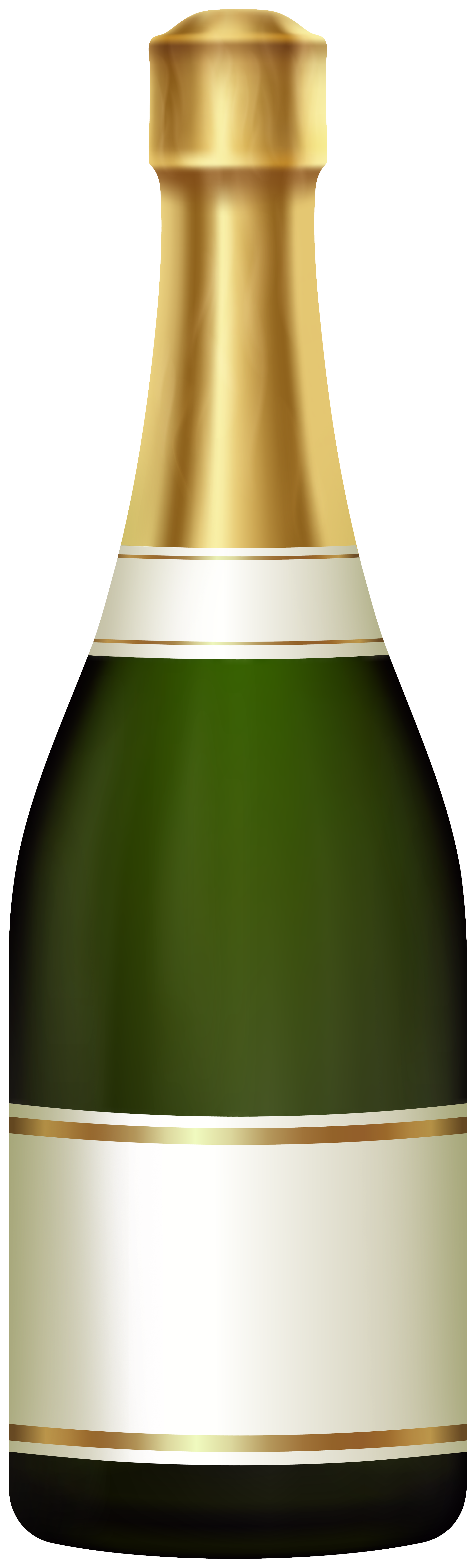 Champagne bottle PNG image with transparent background