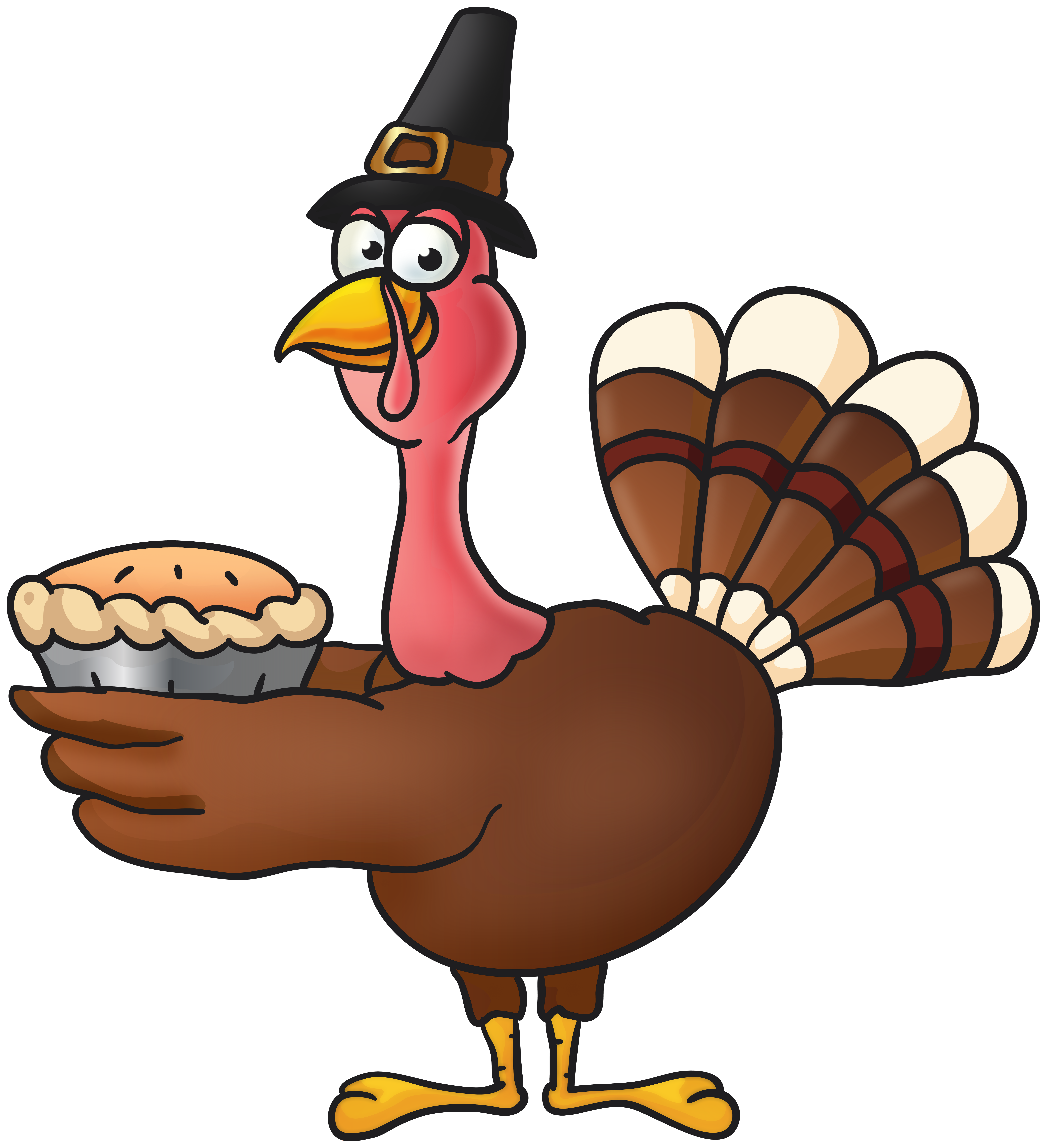 cute thanksgiving turkey clipart
