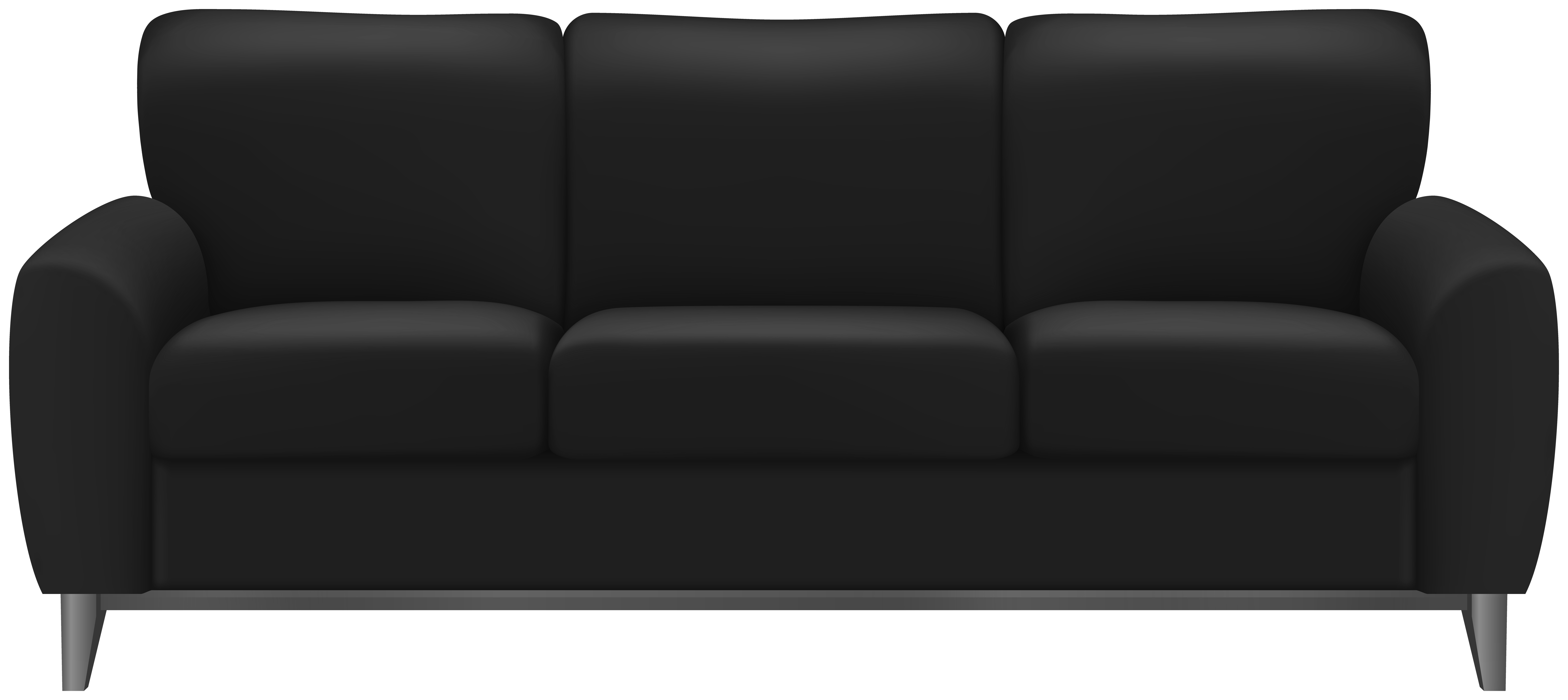 Black Sofa Transparent Clipart​ | Gallery Yopriceville - High-Quality Free  Images and Transparent PNG Clipart